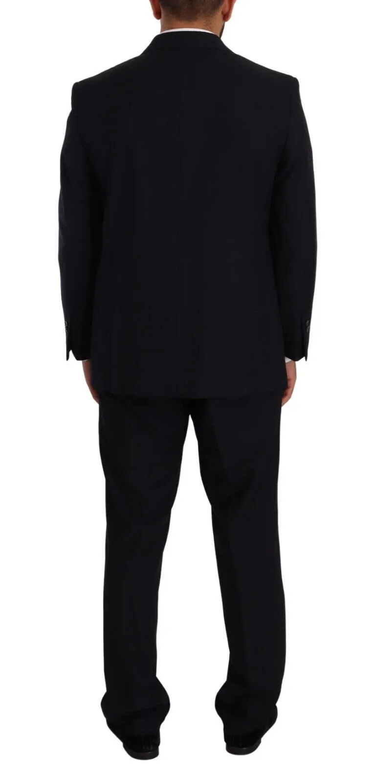 Domenico Tagliente Men's Elegant Black Two-Piece Suit Ensemble