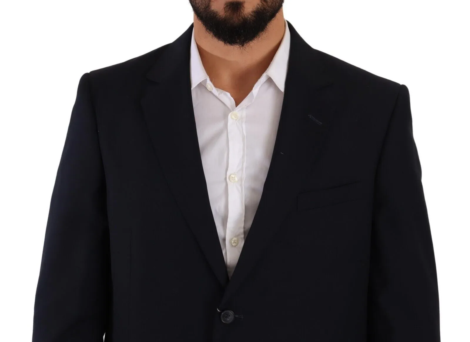 Domenico Tagliente Men's Elegant Black Two-Piece Suit Ensemble