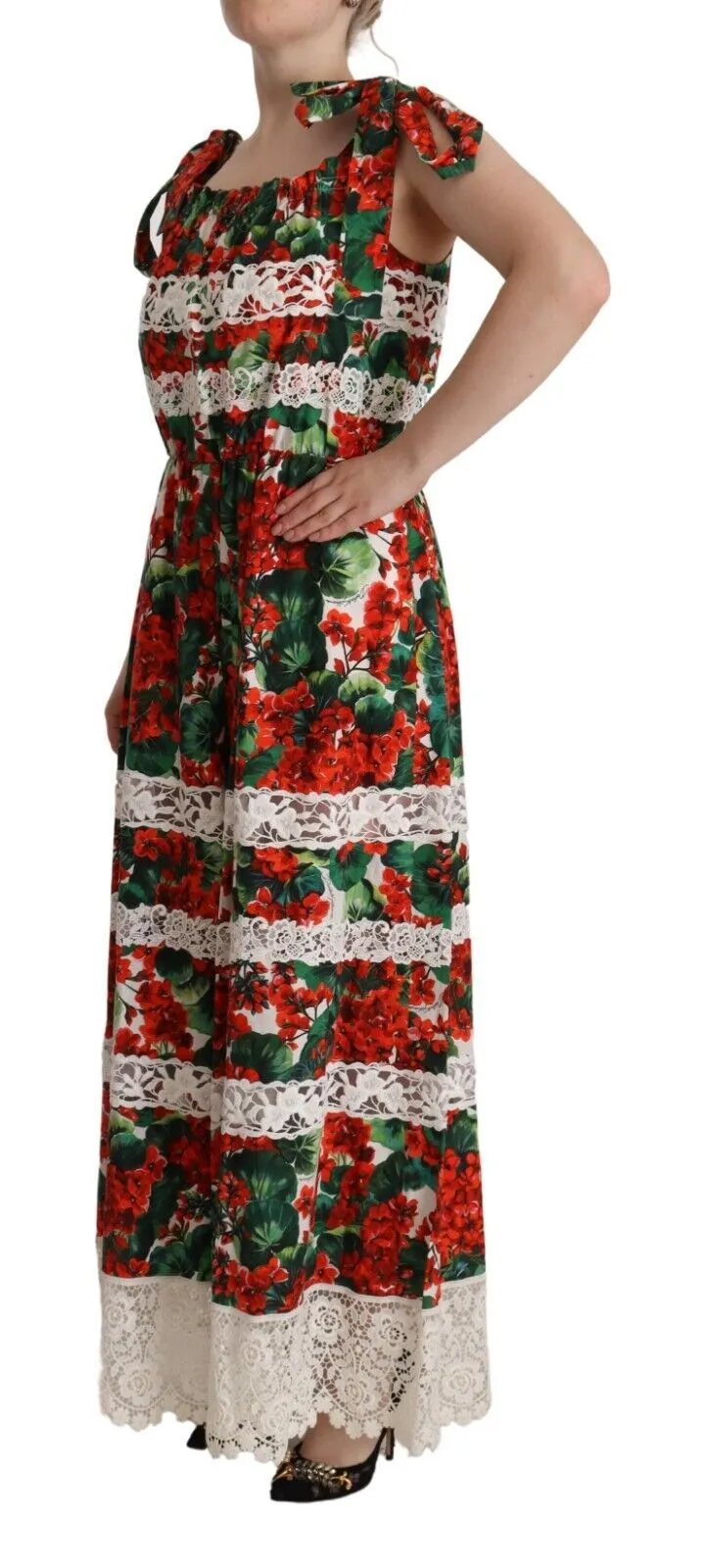 Dolce & Gabbana Women's Multicolor Floral Maxi Dress