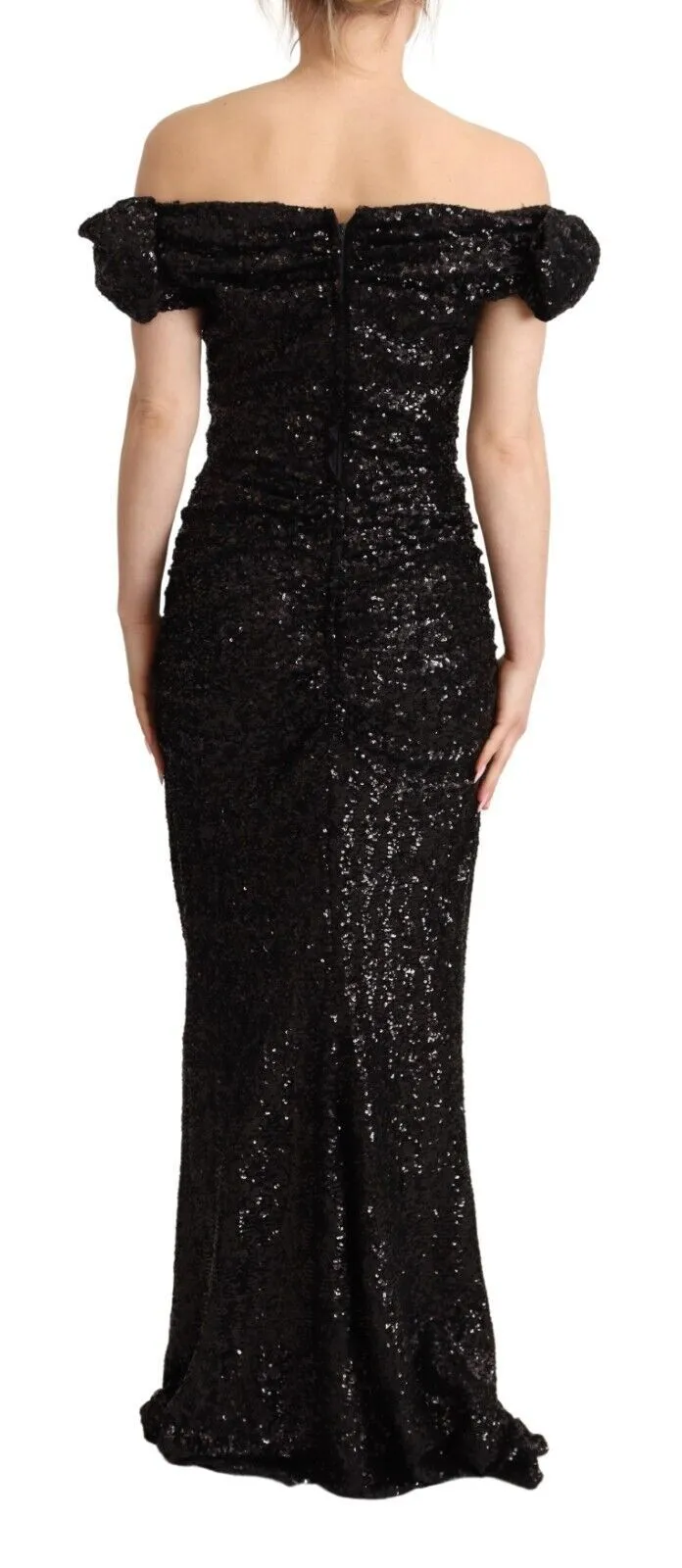 Dolce & Gabbana Women's Elegant Sequined Sheath Evening Dress