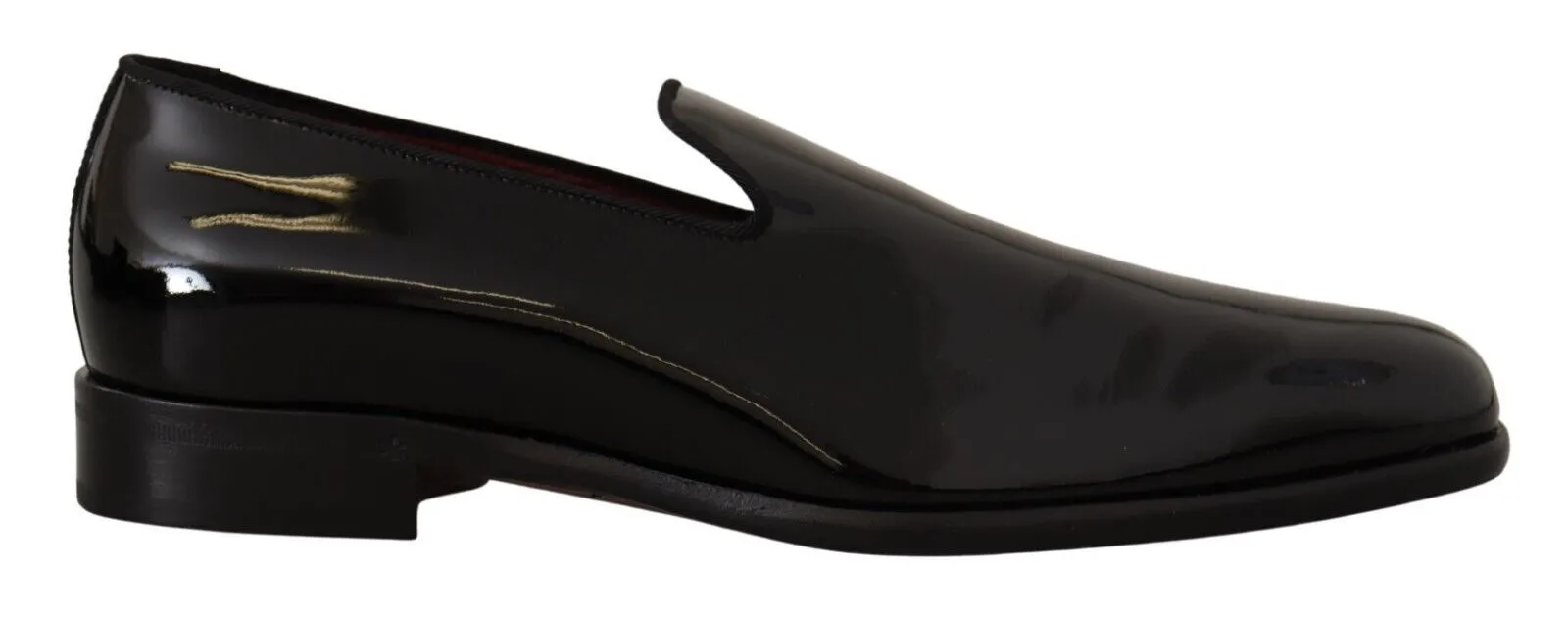 Dolce & Gabbana Men's Elegant Black Patent Leather Loafers