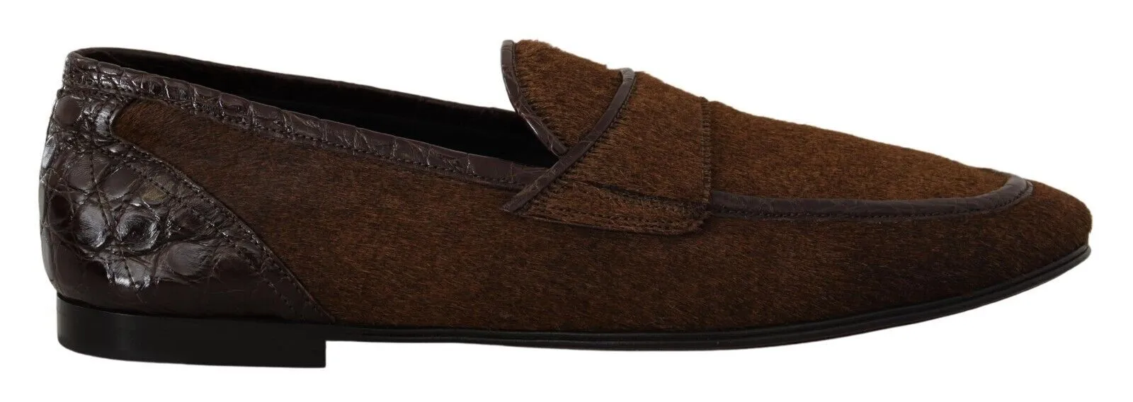 Dolce & Gabbana Men's Exquisite Exotic Leather Loafers