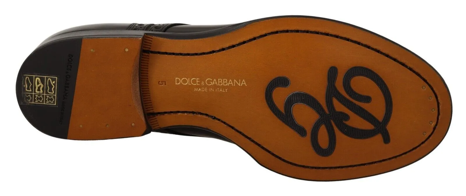 Dolce & Gabbana Men's Elegant Wingtip Oxford Formal Shoes