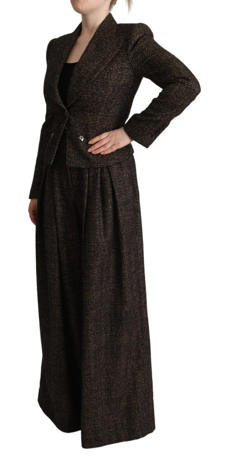 Dolce & Gabbana Women's Chic Wool Blend Suit Set
