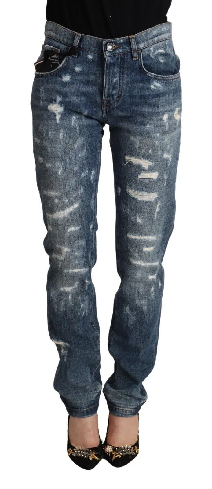 Dolce & Gabbana Women's Elegant Skinny Denim Jeans for the Modern Woman