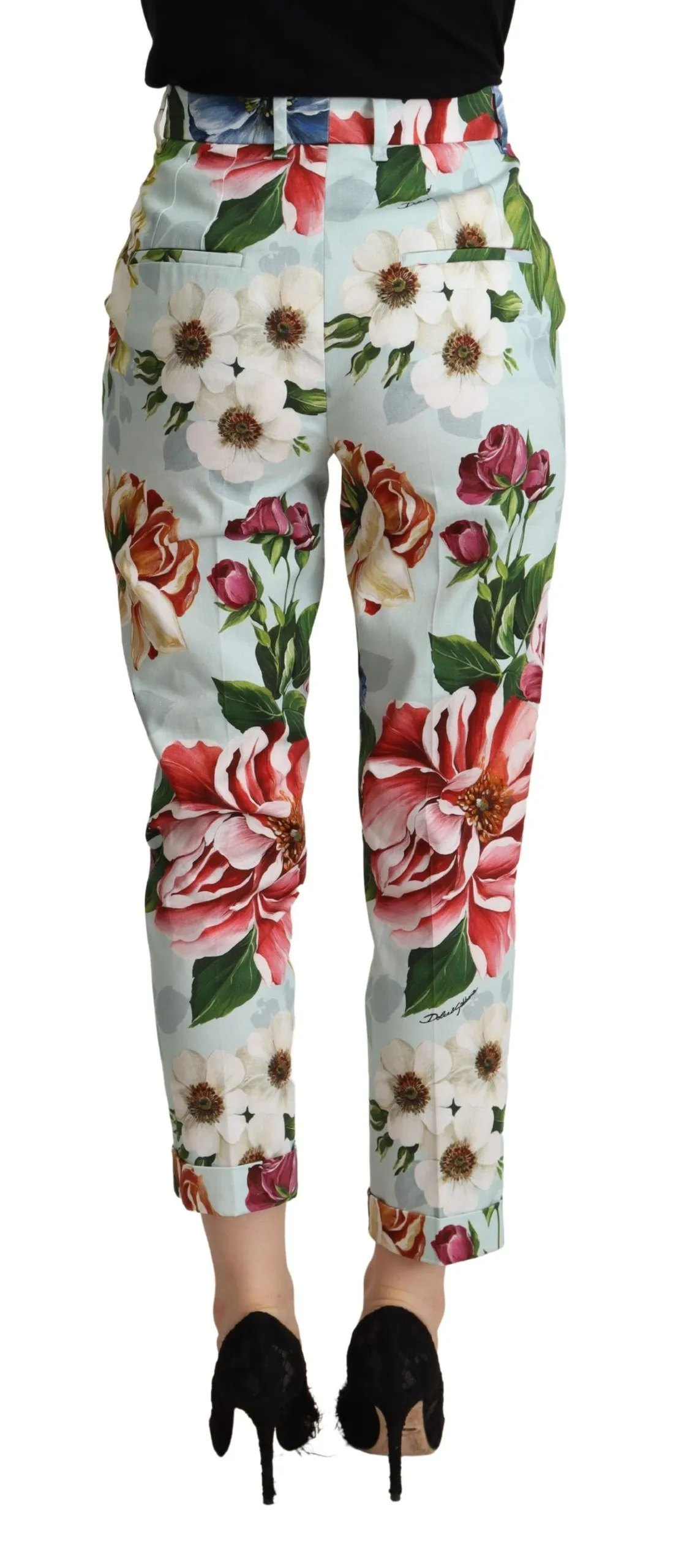 Dolce & Gabbana Women's Elevate Your Chic with Floral Tapered Pants