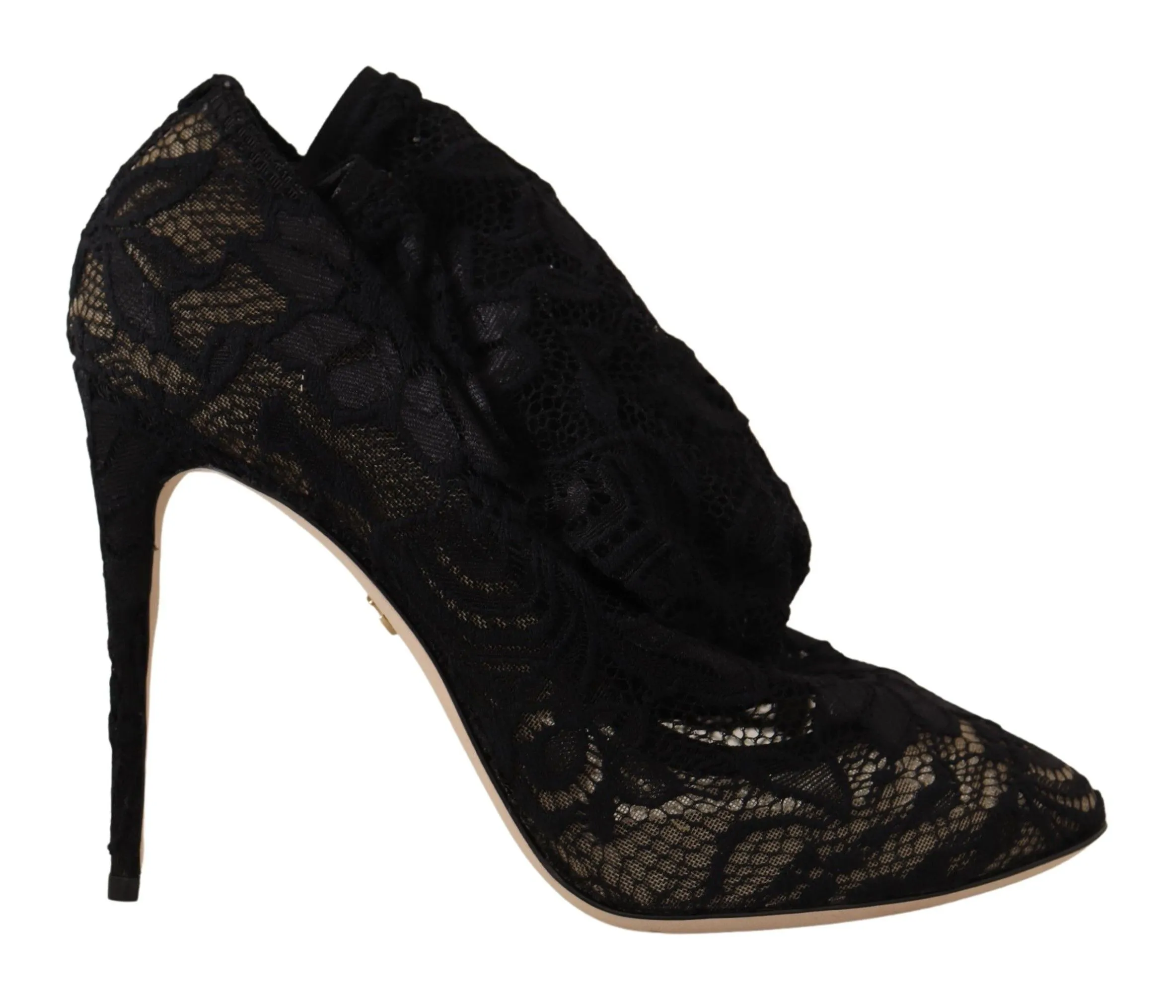 Dolce & Gabbana Women's Elegant Stretch Sock Boots in Black