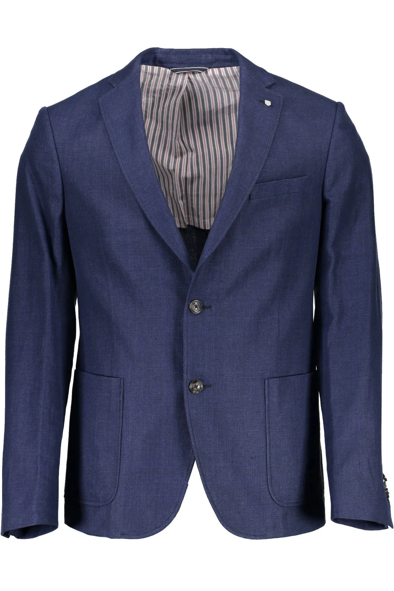 Gant Blue Cotton Men Jacket