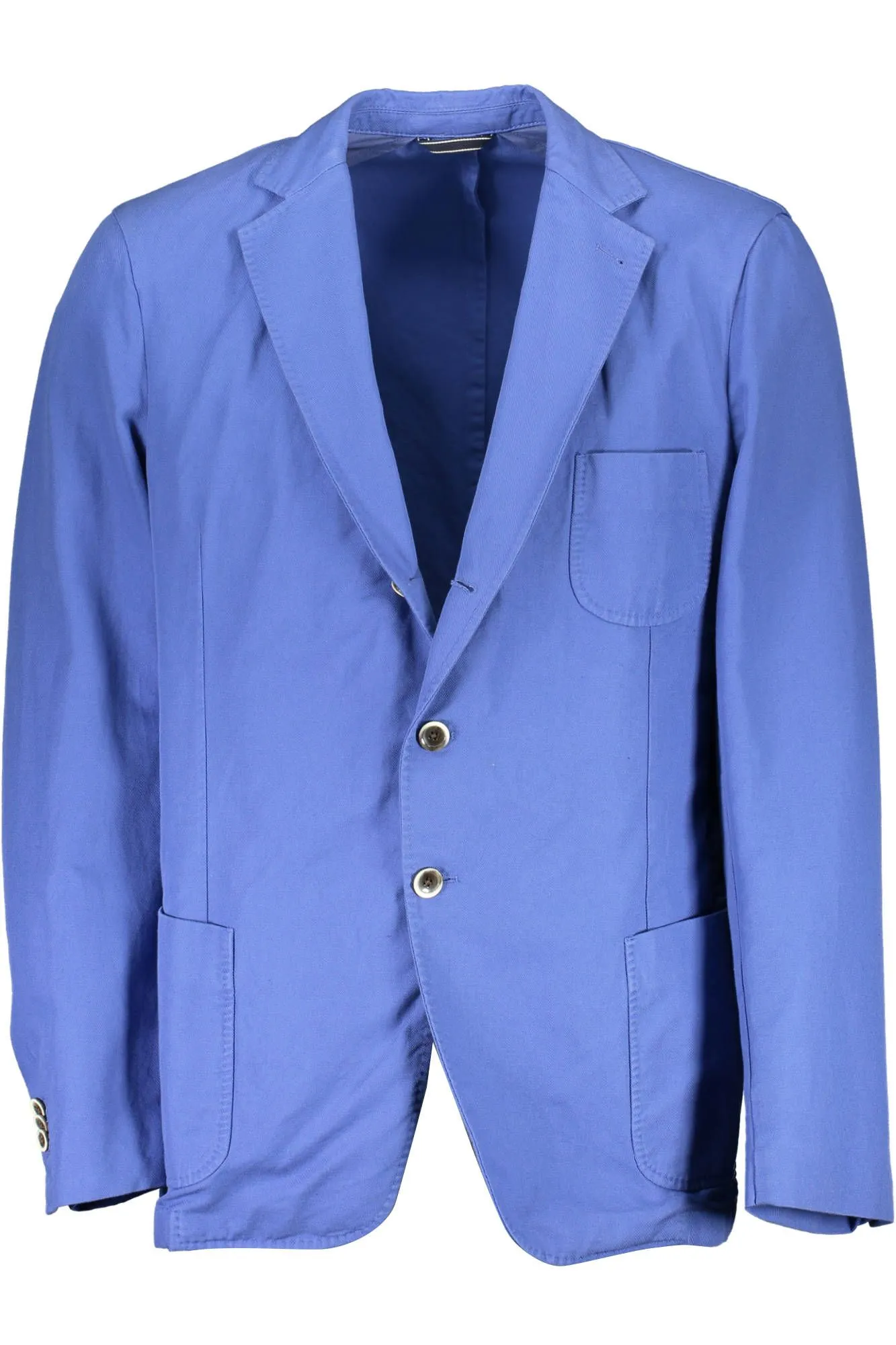 Gant Blue Cotton Men Jacket