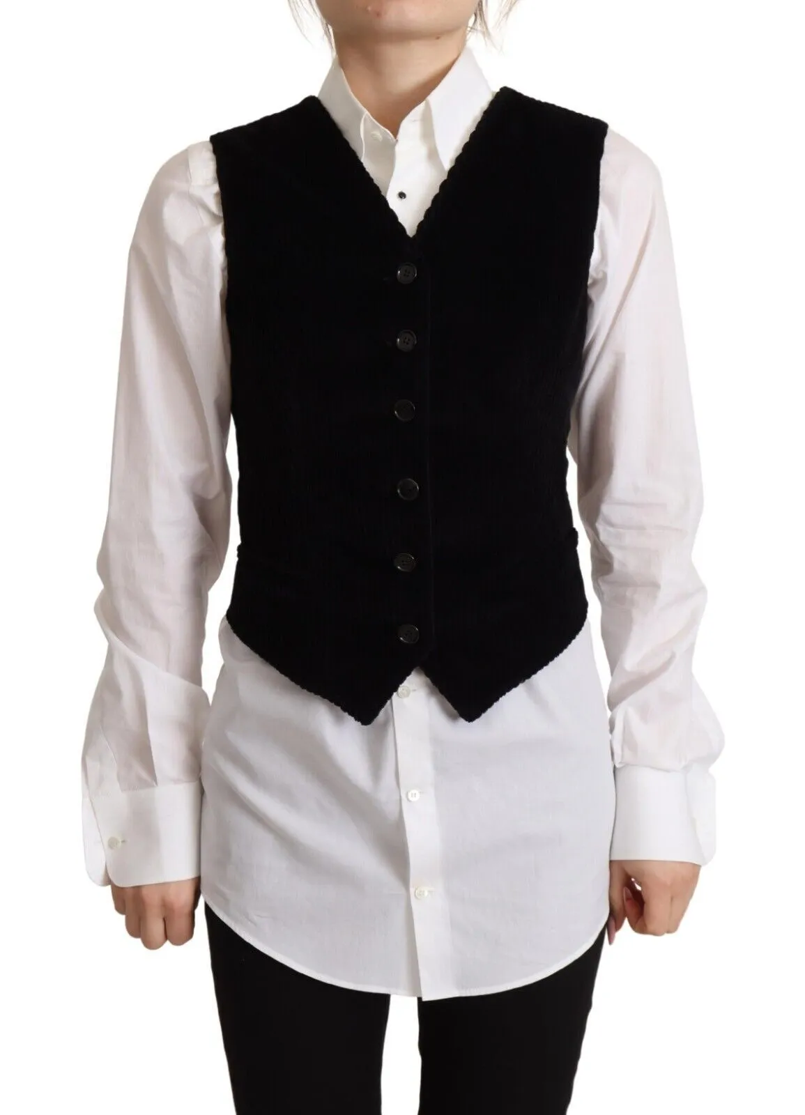 Dolce & Gabbana Women's Elegant V-Neck Sleeveless Vest Top
