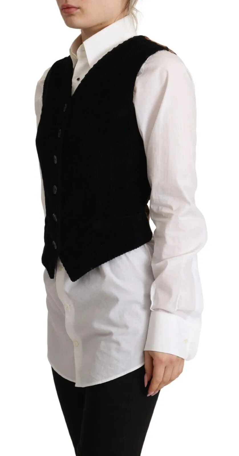 Dolce & Gabbana Women's Elegant V-Neck Sleeveless Vest Top