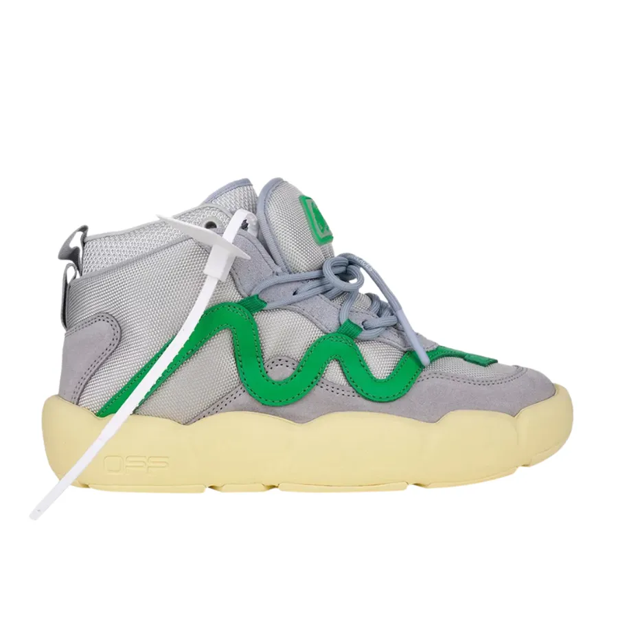 Off-White Women's Chic Tech-Fabric and Suede Sneakers