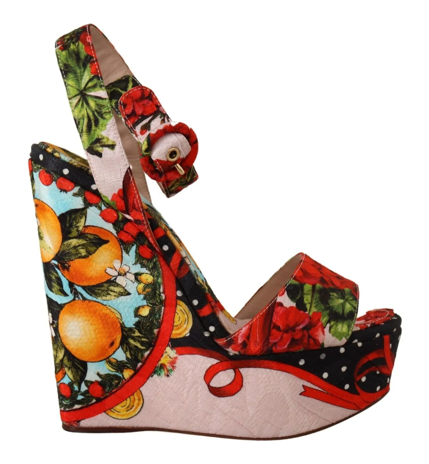 Dolce & Gabbana Women's Elevate Your Step in Multicolor Brocade Heels