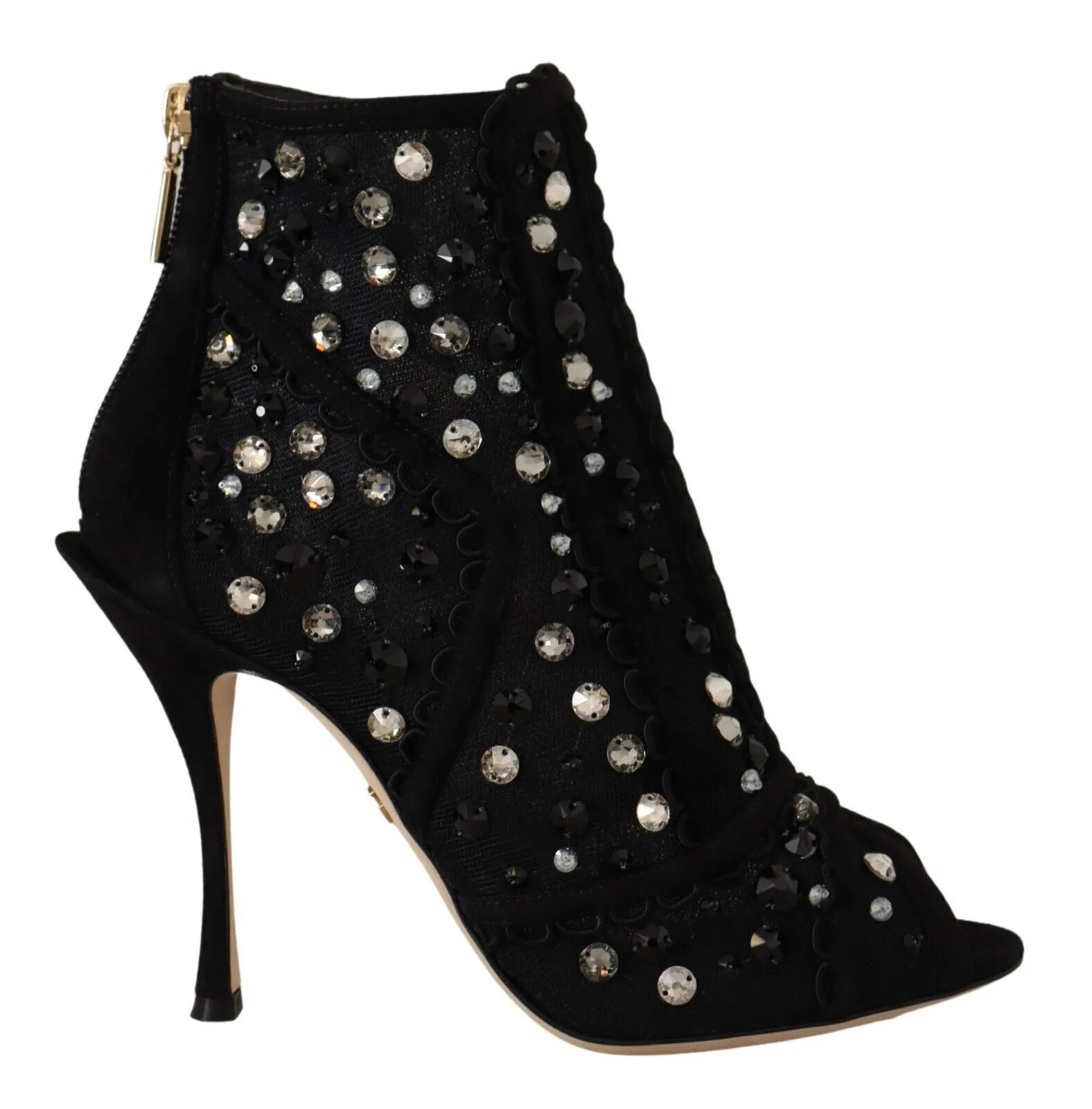 Dolce & Gabbana Women's Embellished Crystal Short Boots