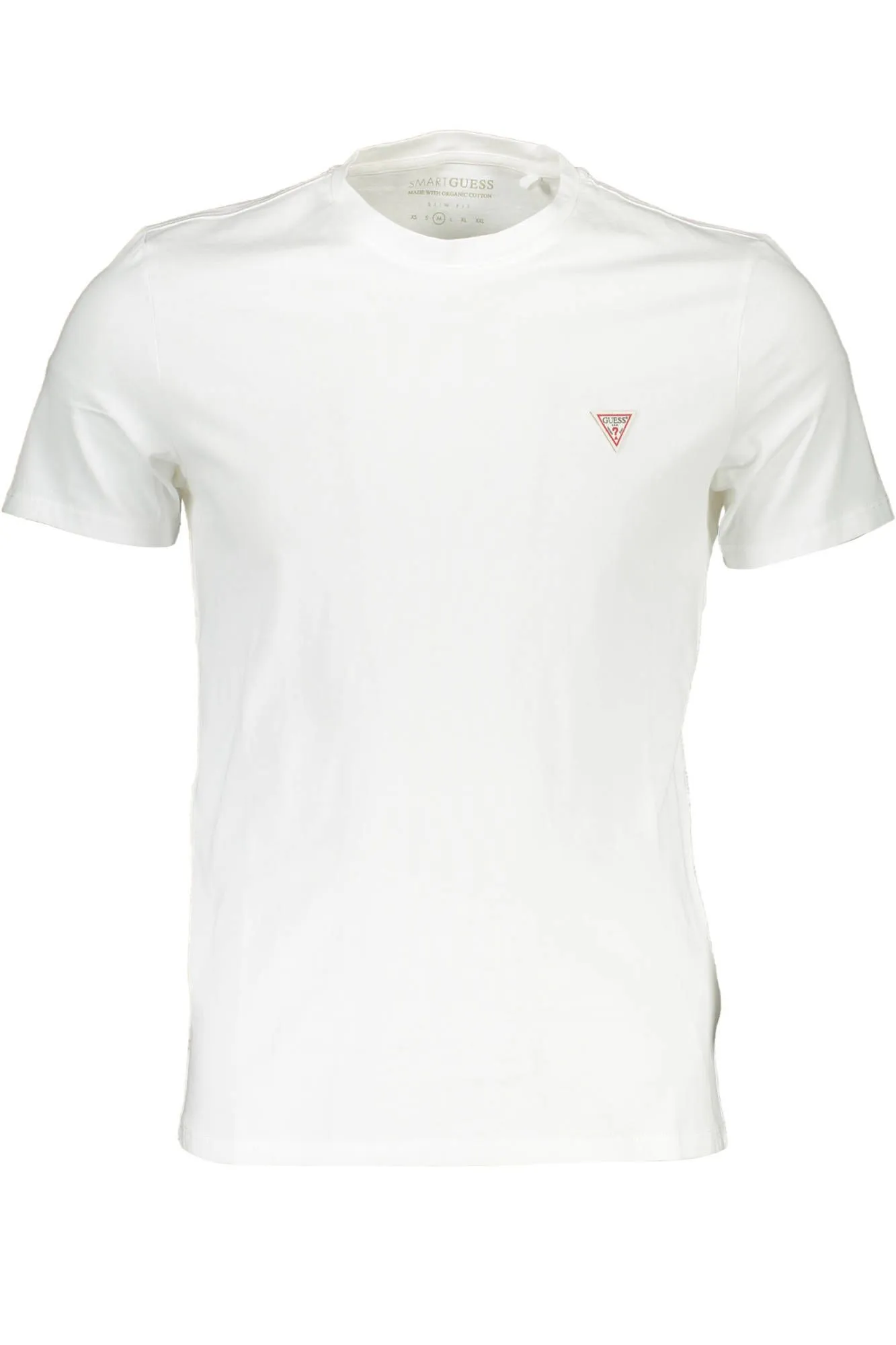 Guess Jeans White Cotton Men T-Shirt