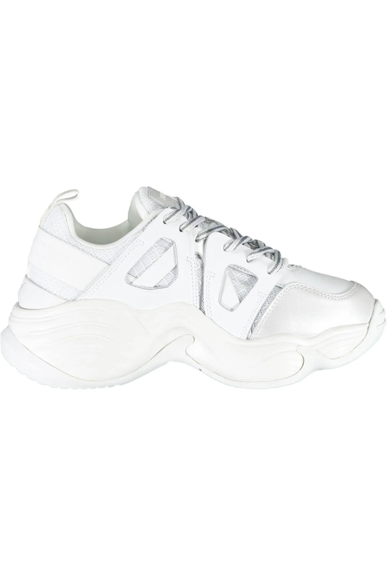 Emporio Armani White Polyester Women Sneaker