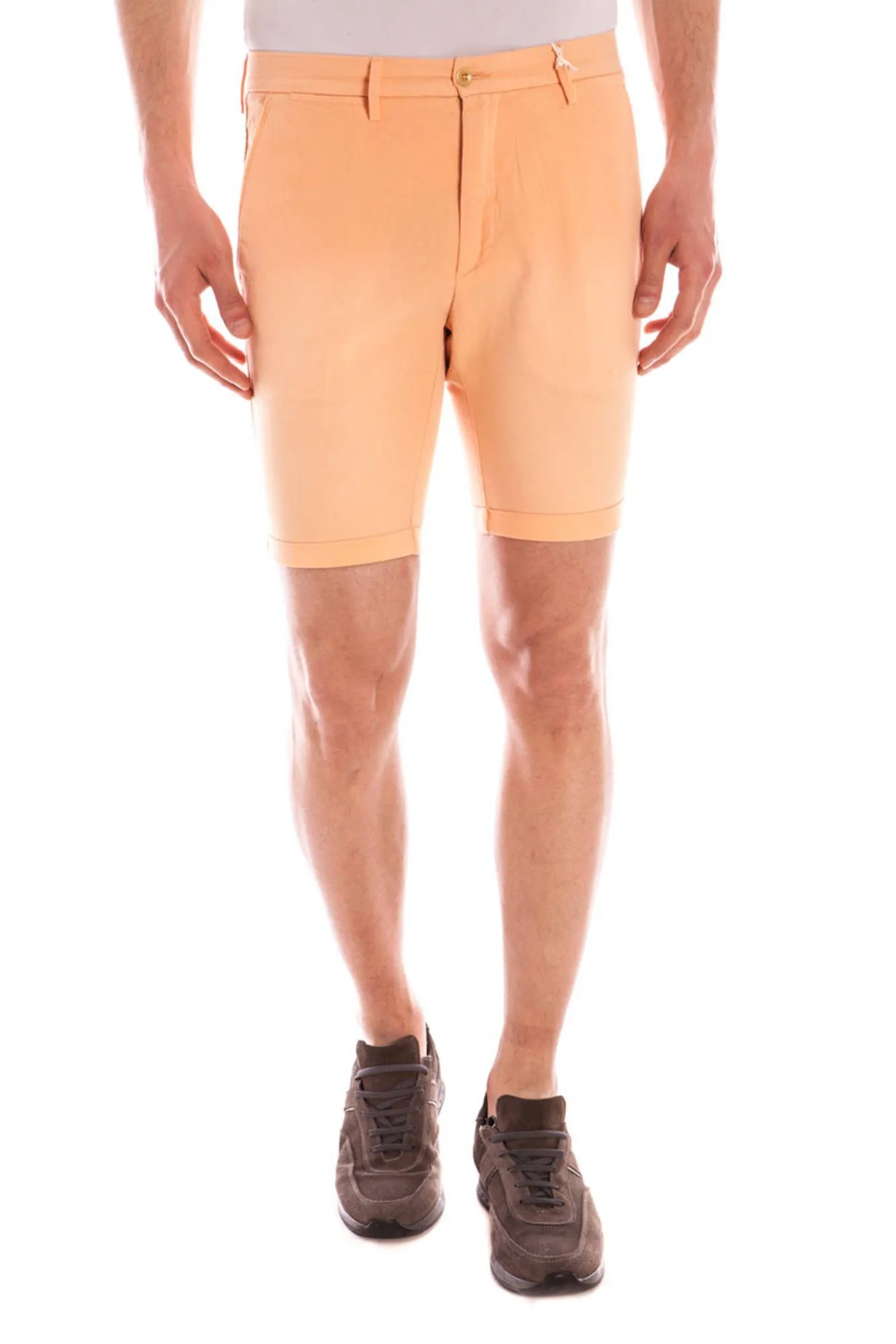 Gant Orange Cotton Men Bermuda Pant