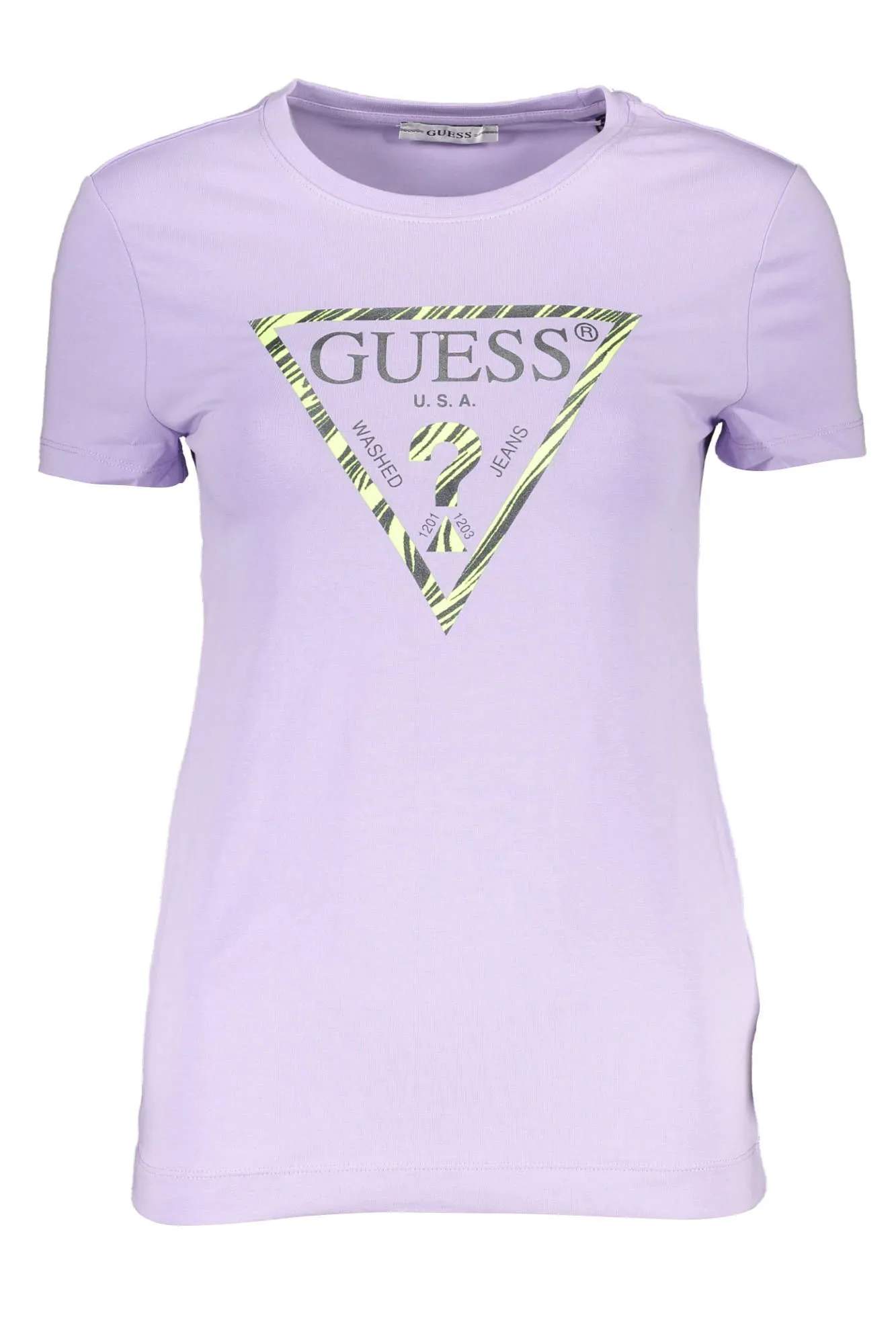 Guess Jeans Purple Cotton Women T-Shirt