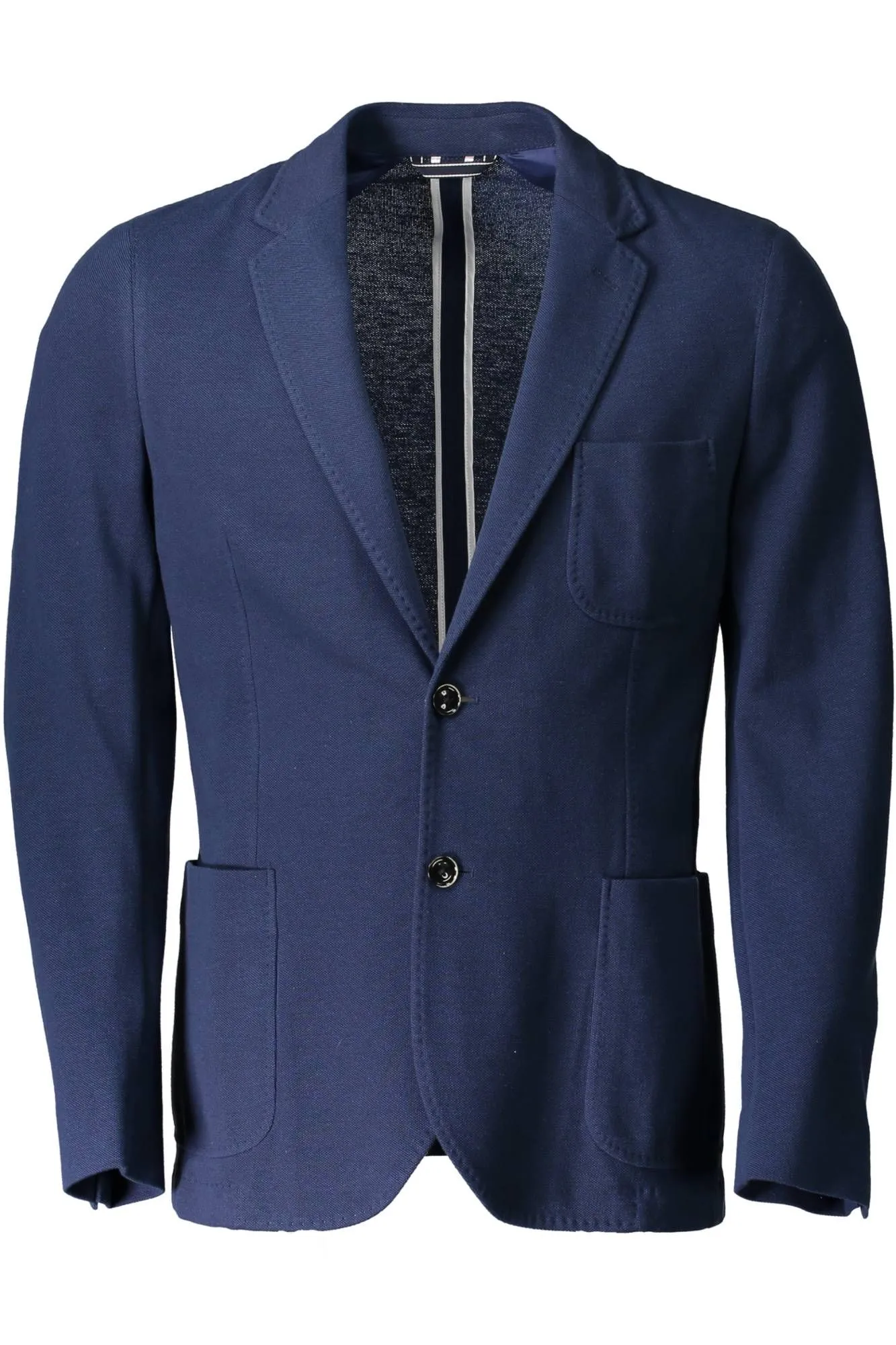 Gant Blue Cotton Men Jacket