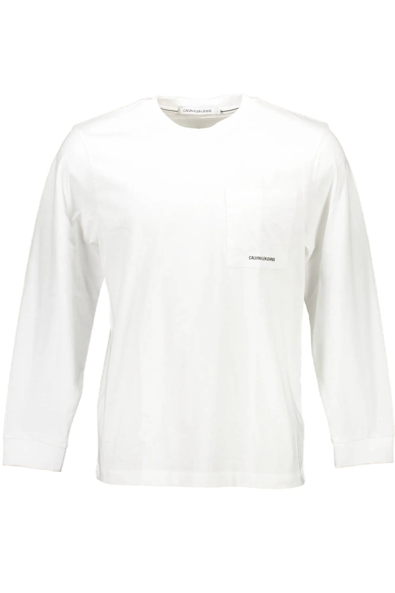 Calvin Klein White Cotton Men T-Shirt