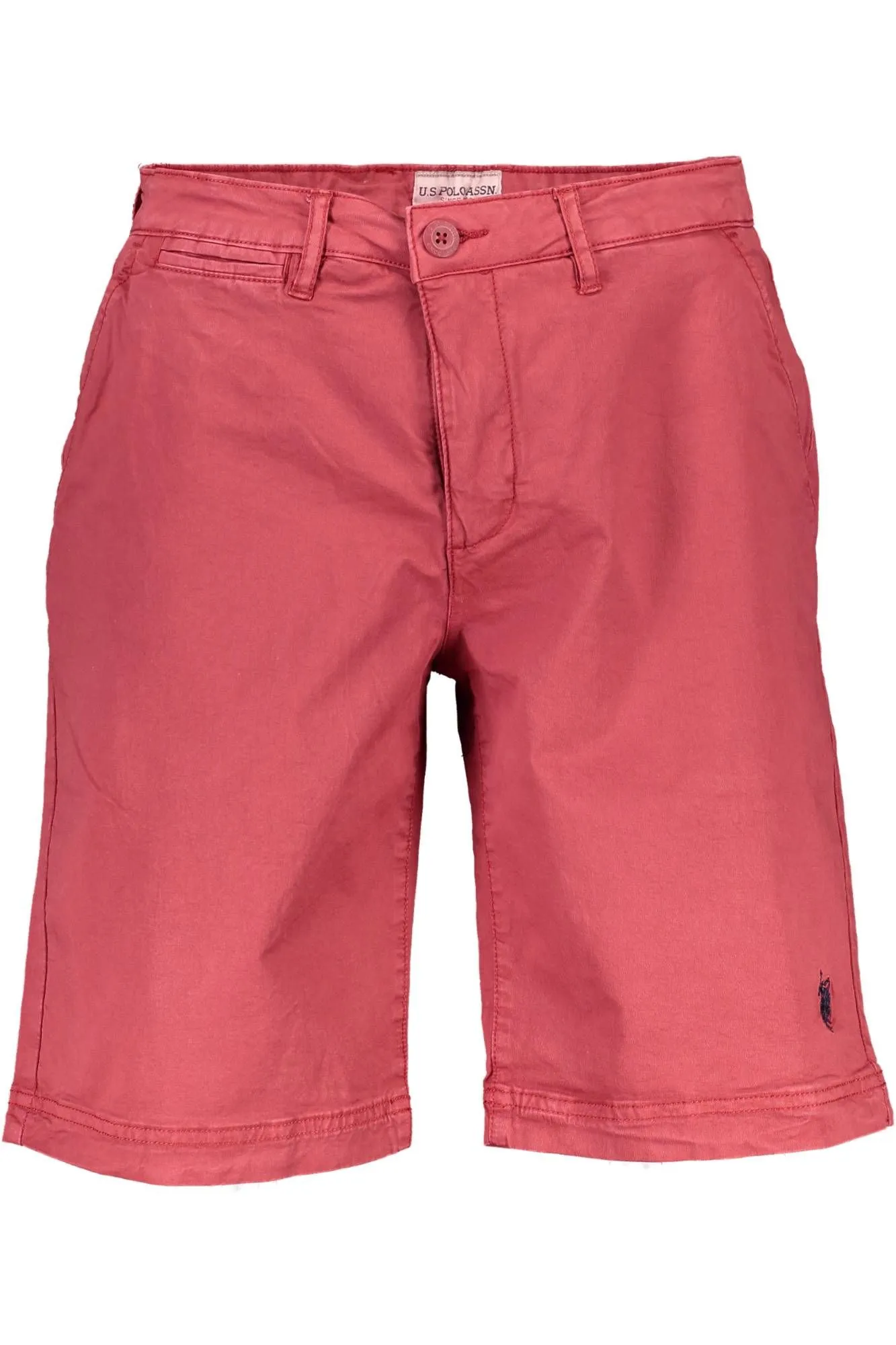 U.S. POLO ASSN. Red Cotton Men Bermuda