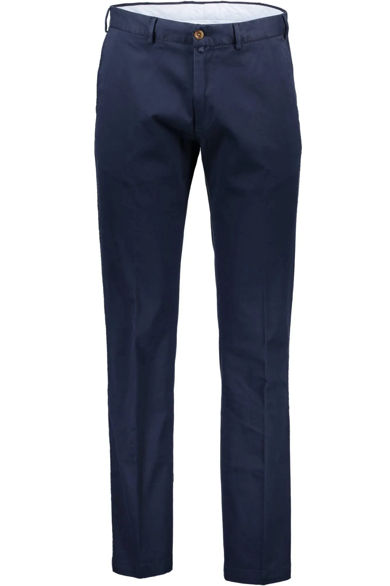 Gant Blue Cotton Men Trouser