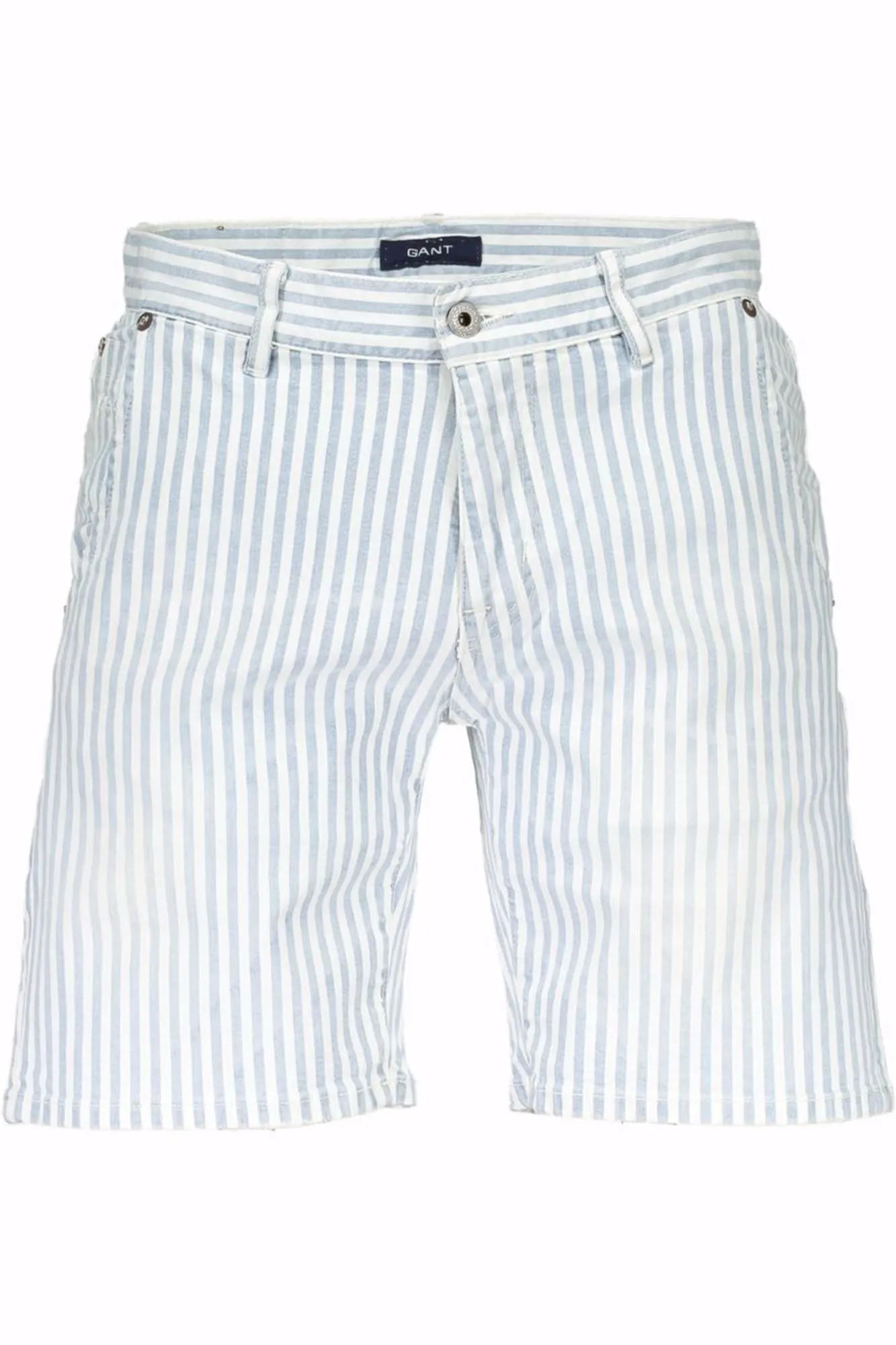Gant Light Blue Cotton Men Bermuda Pant