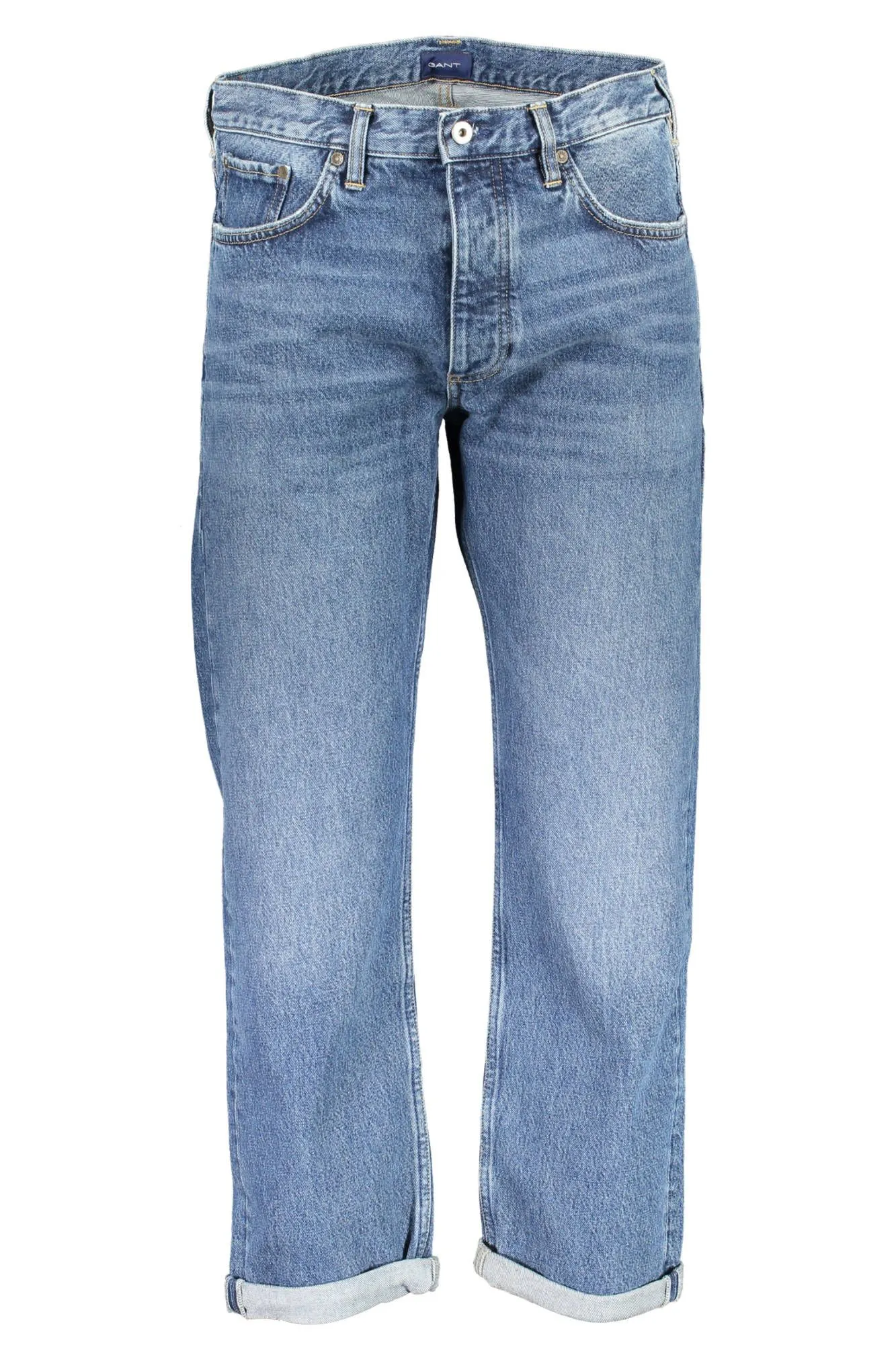 Gant Blue Cotton Men Jeans