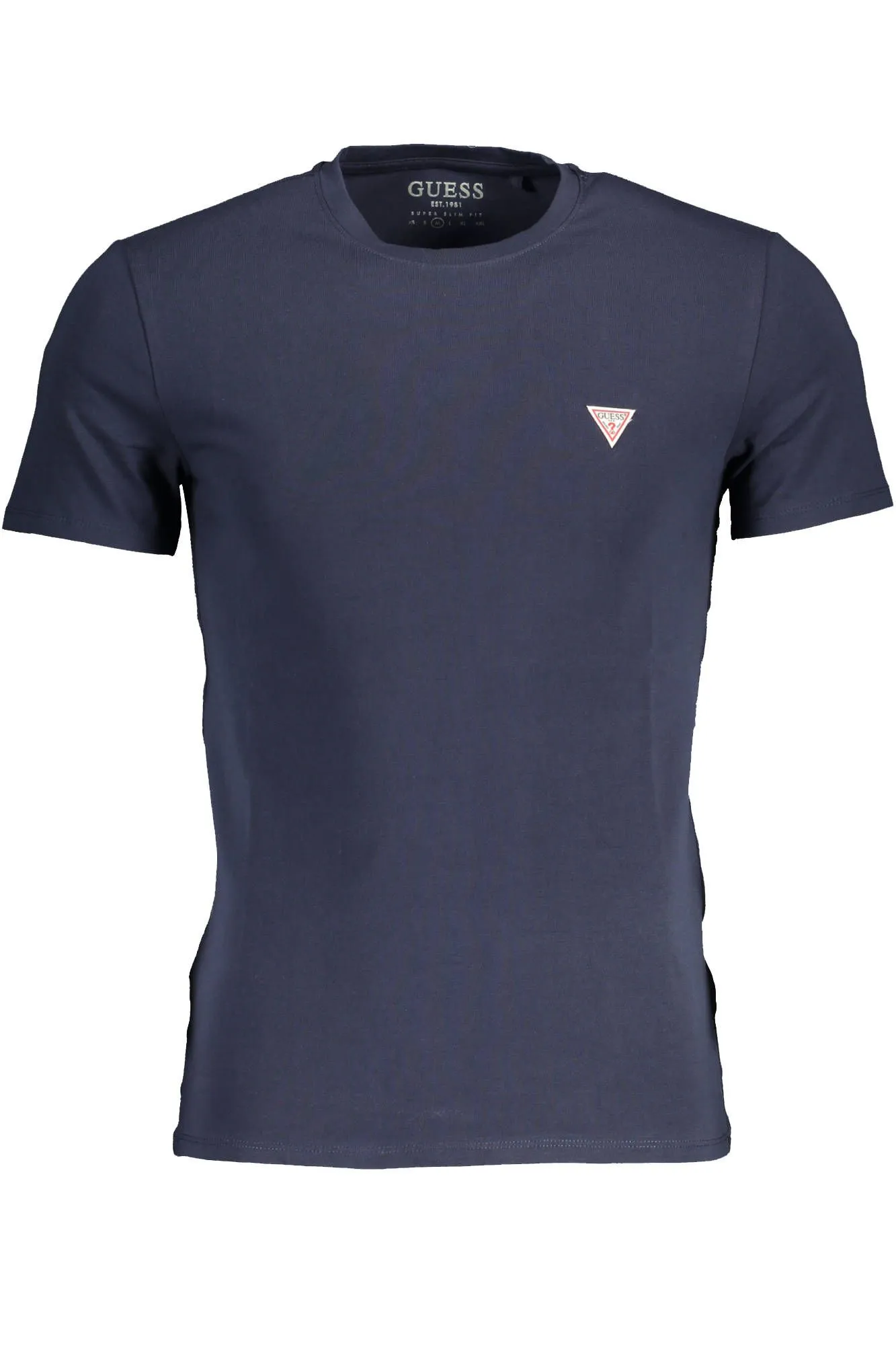 Guess Jeans Blue Cotton Men T-Shirt