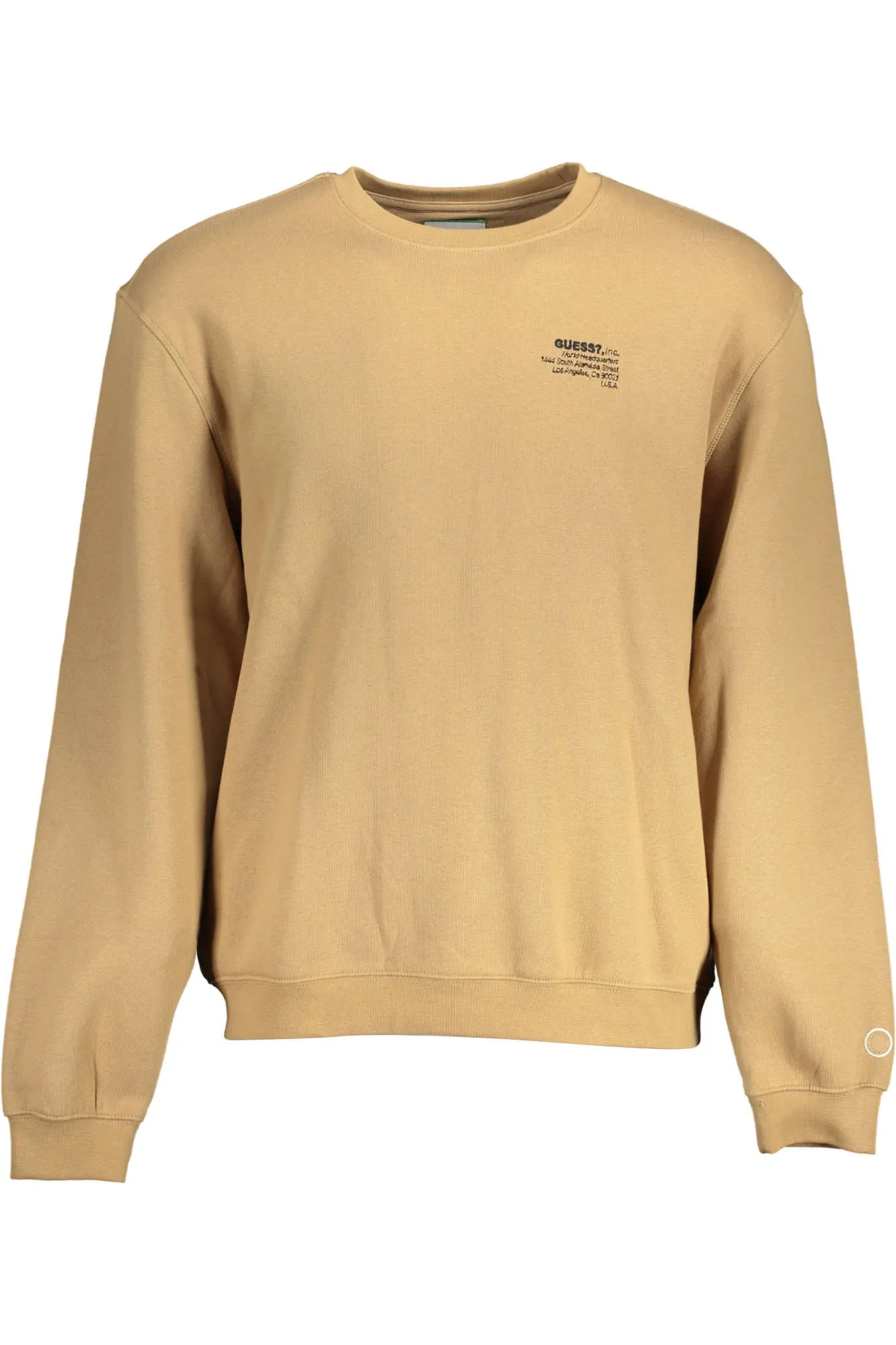 Guess Jeans Beige Cotton Men Sweater