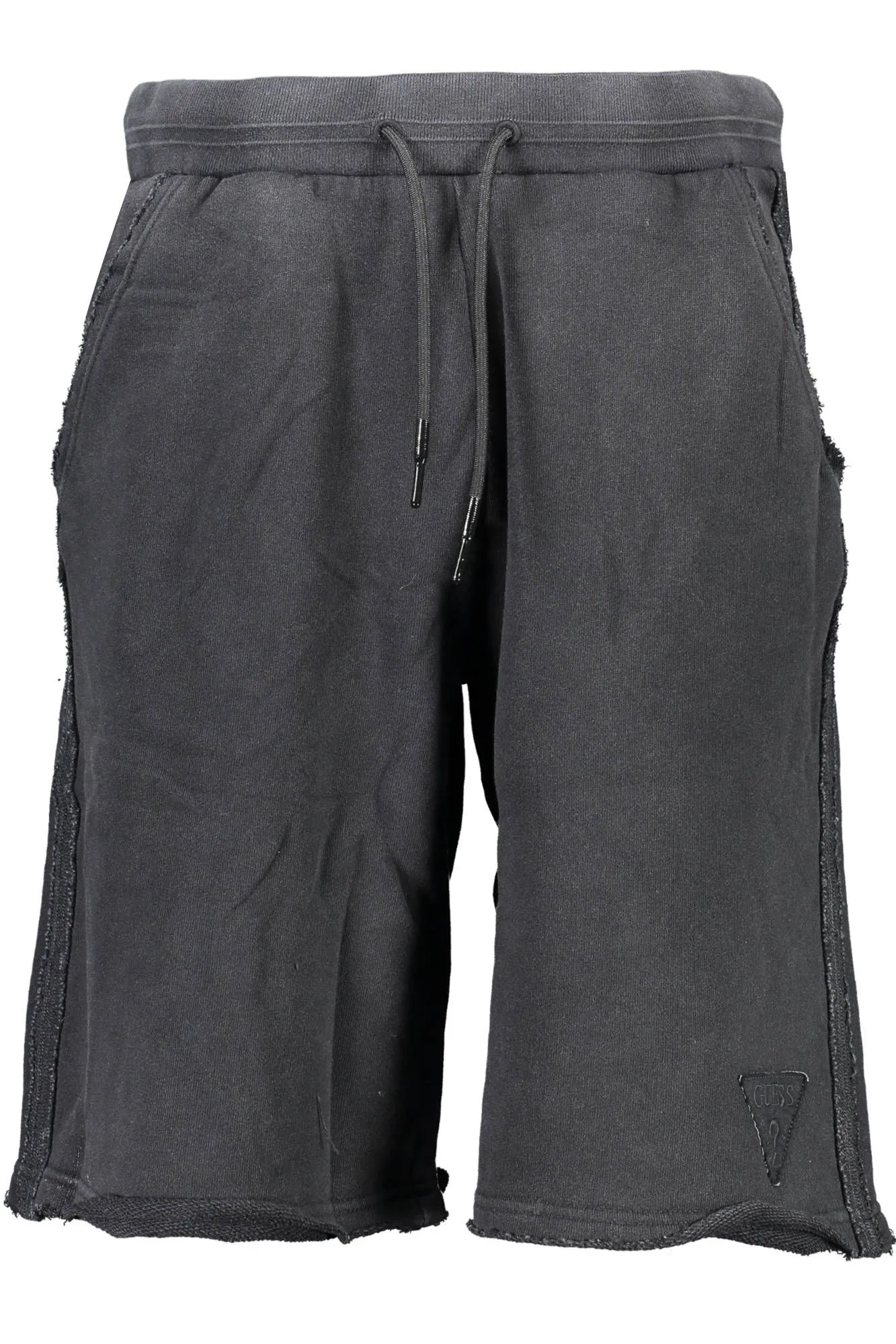 Guess Jeans Black Cotton Men Bermuda