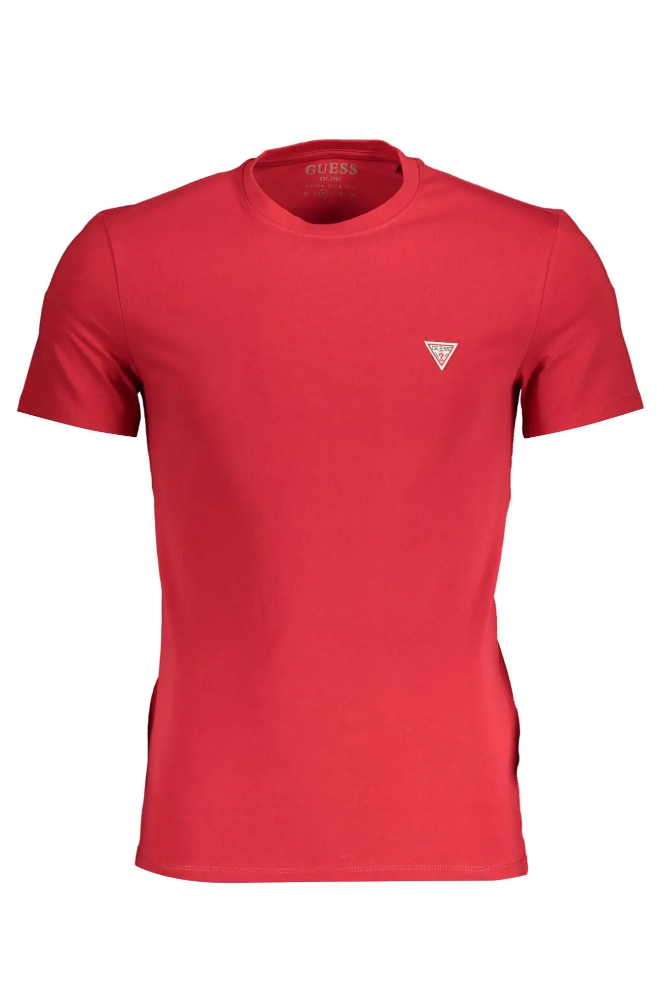 Guess Jeans Red Cotton Men T-Shirt