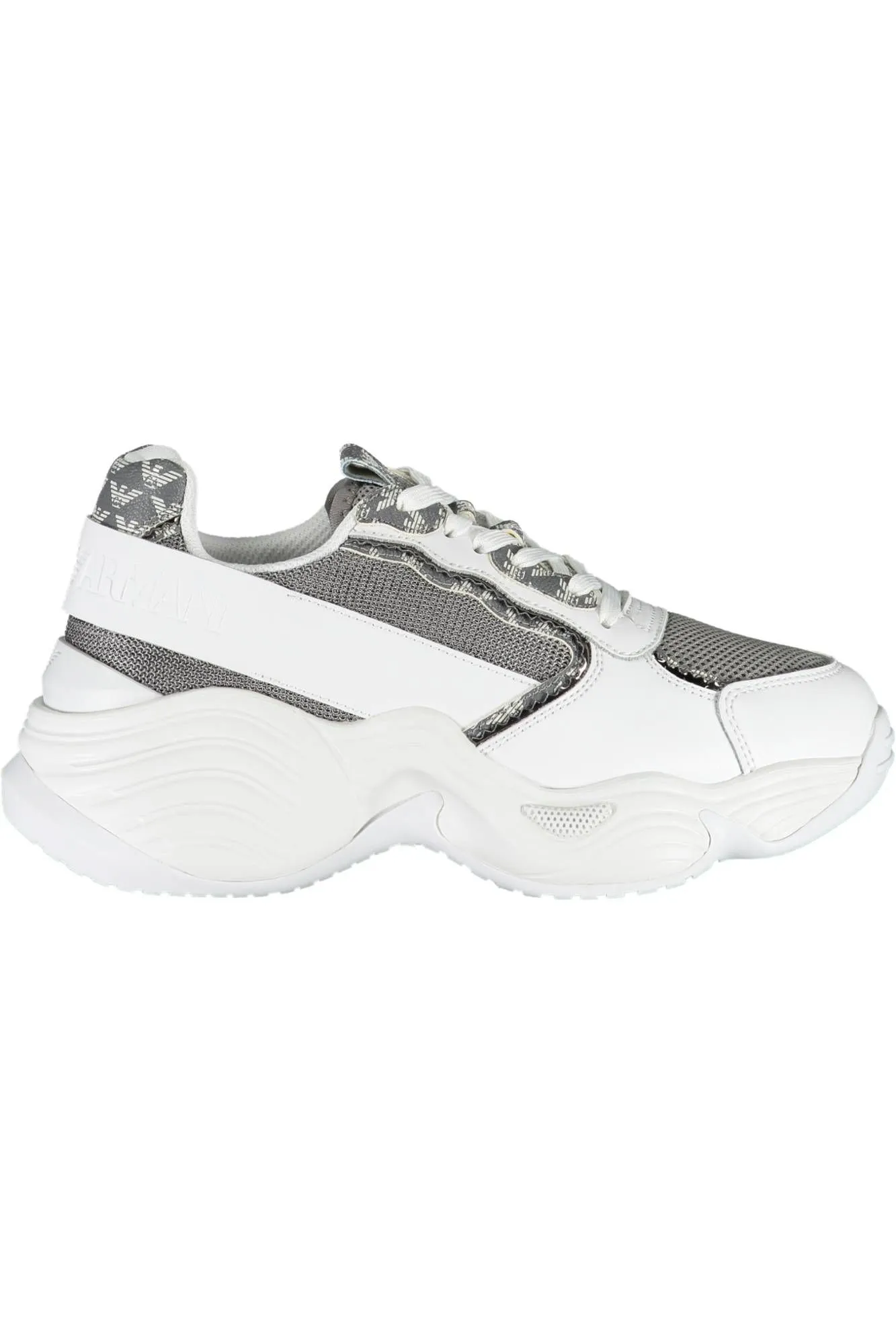 Emporio Armani White Polyester Women Sneaker