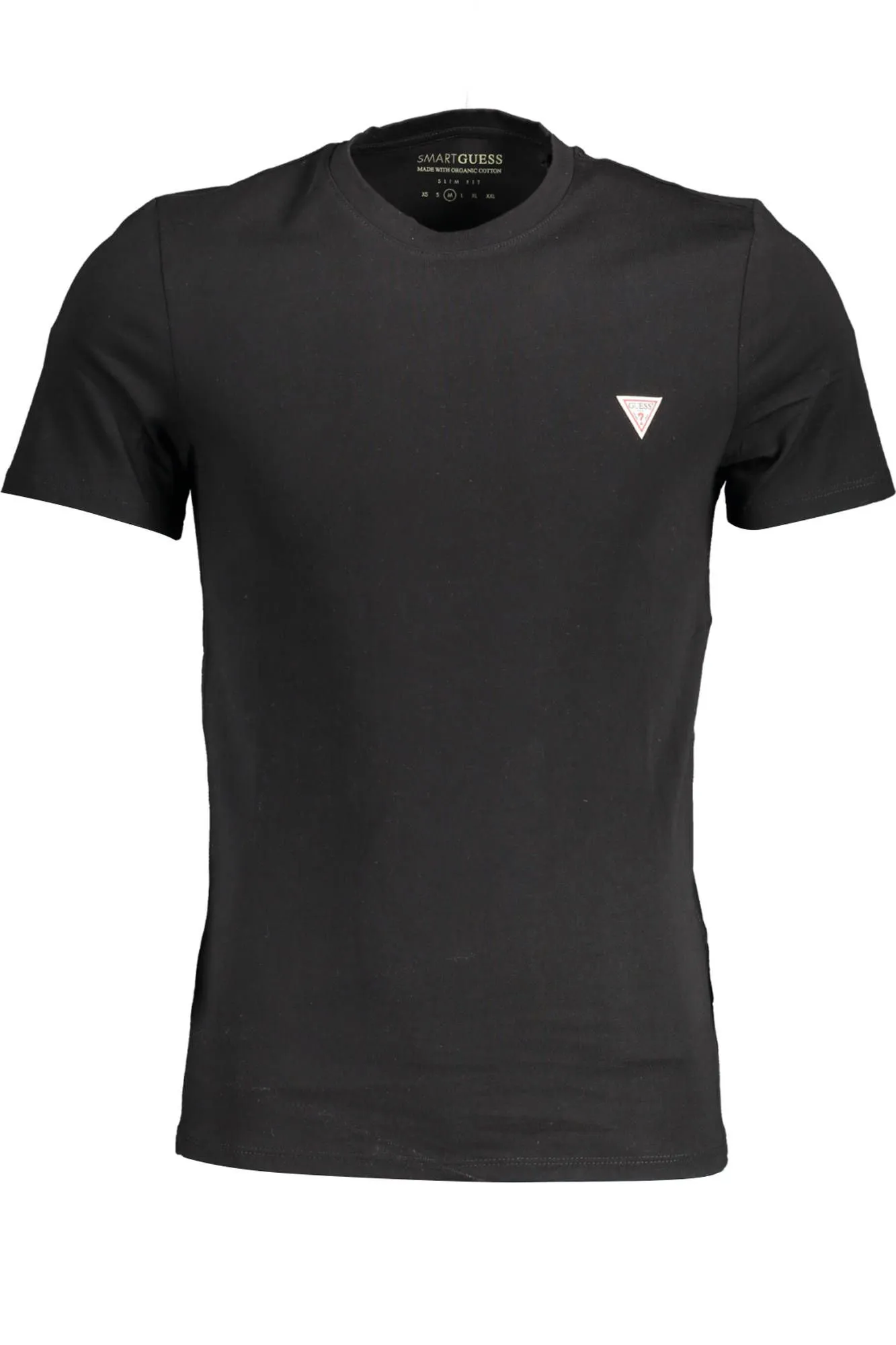 Guess Jeans Black Cotton Men T-Shirt