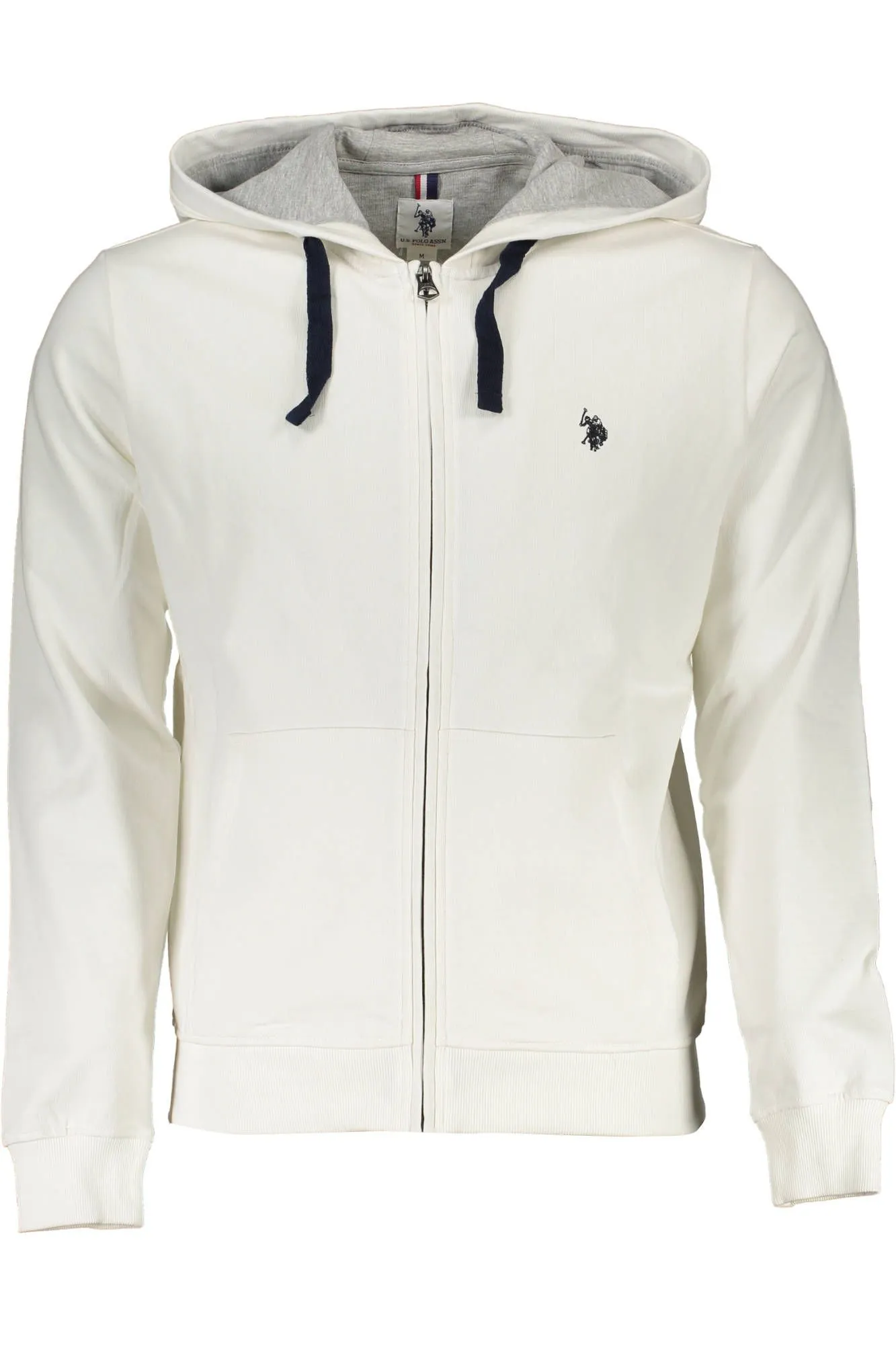 U.S. POLO ASSN. White Cotton Men Sweater