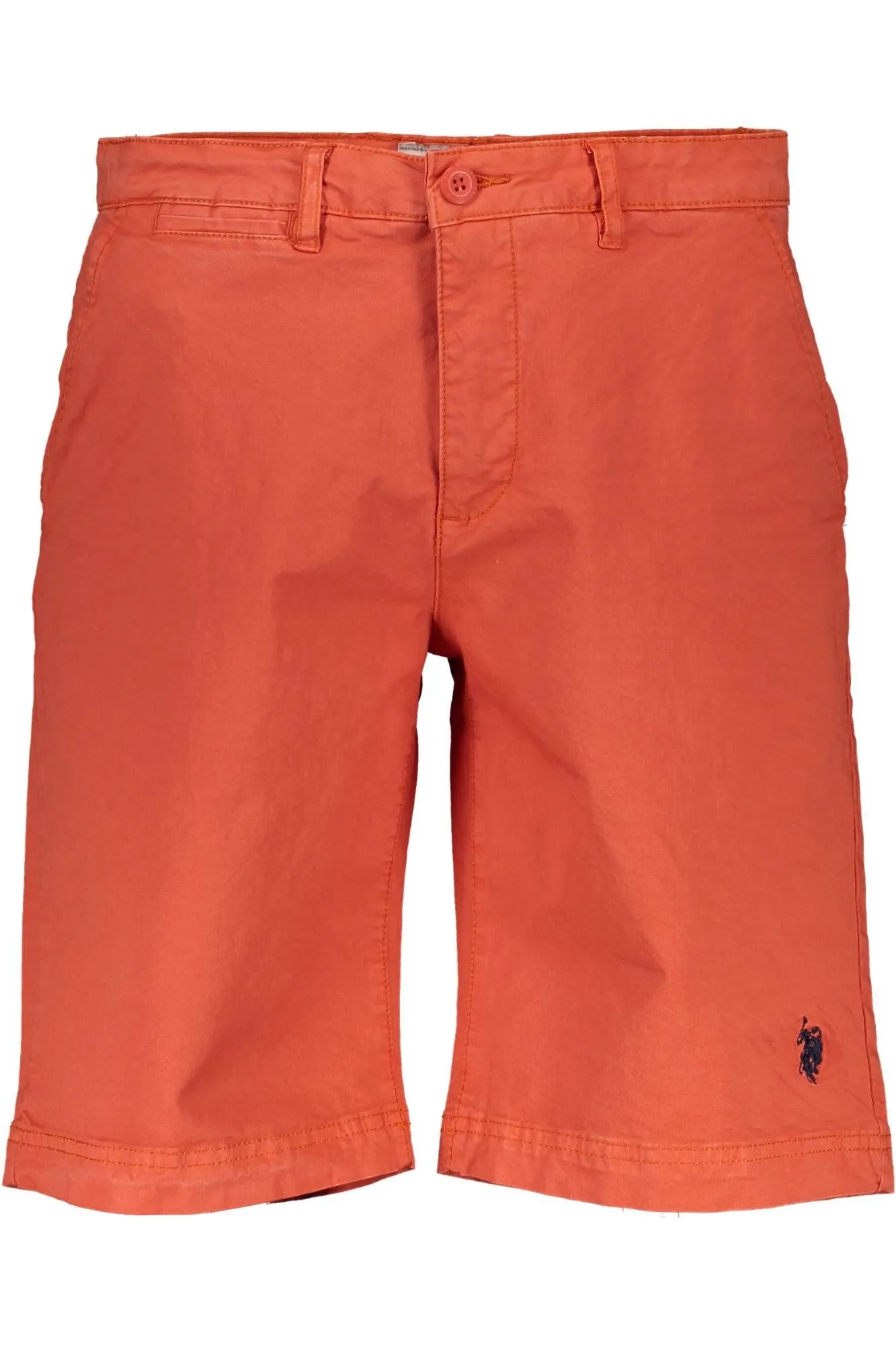 U.S. POLO ASSN. Orange Cotton Men Bermuda