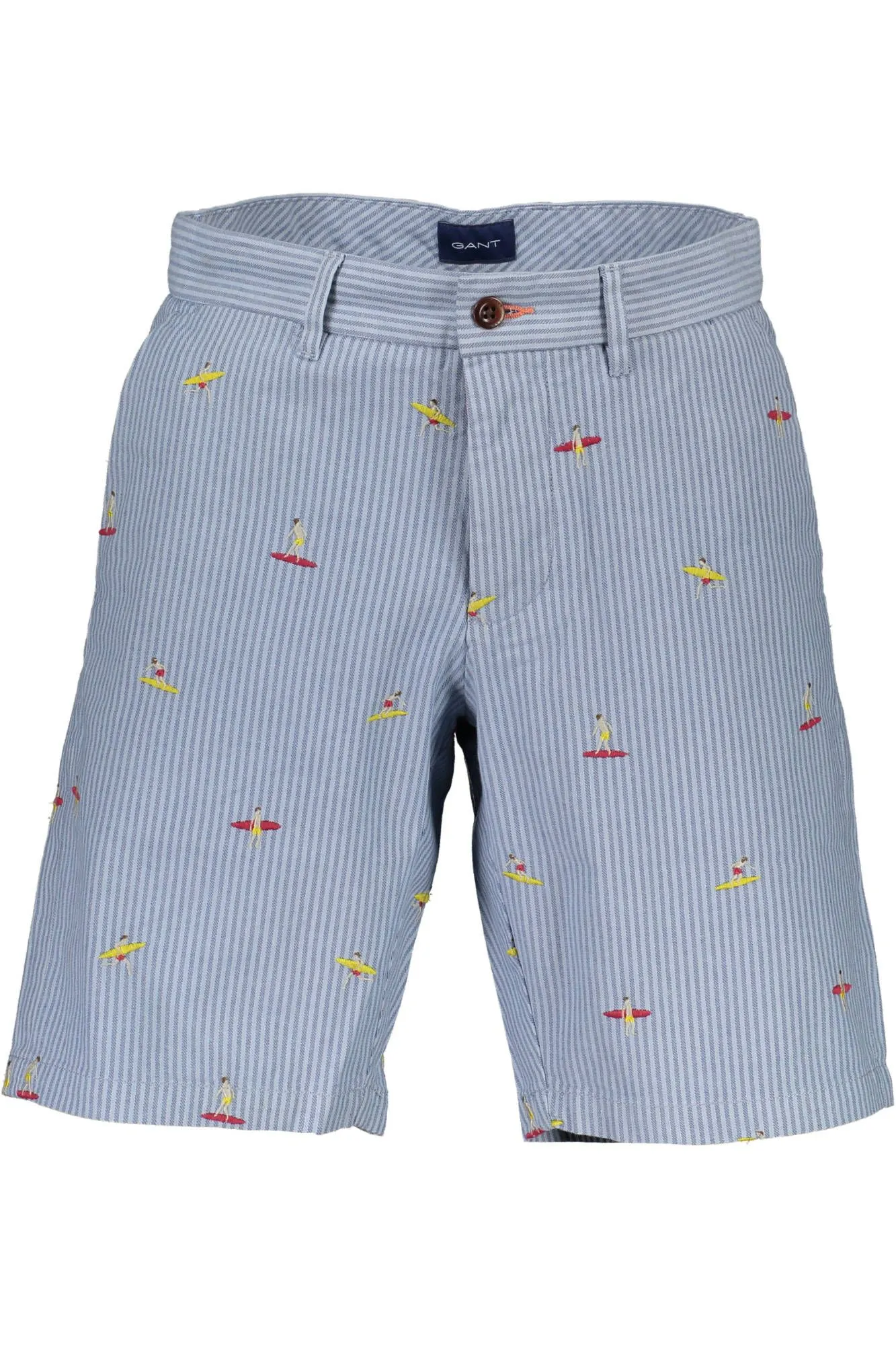 Gant Men's Light Blue Cotton Men's Bermuda Pants