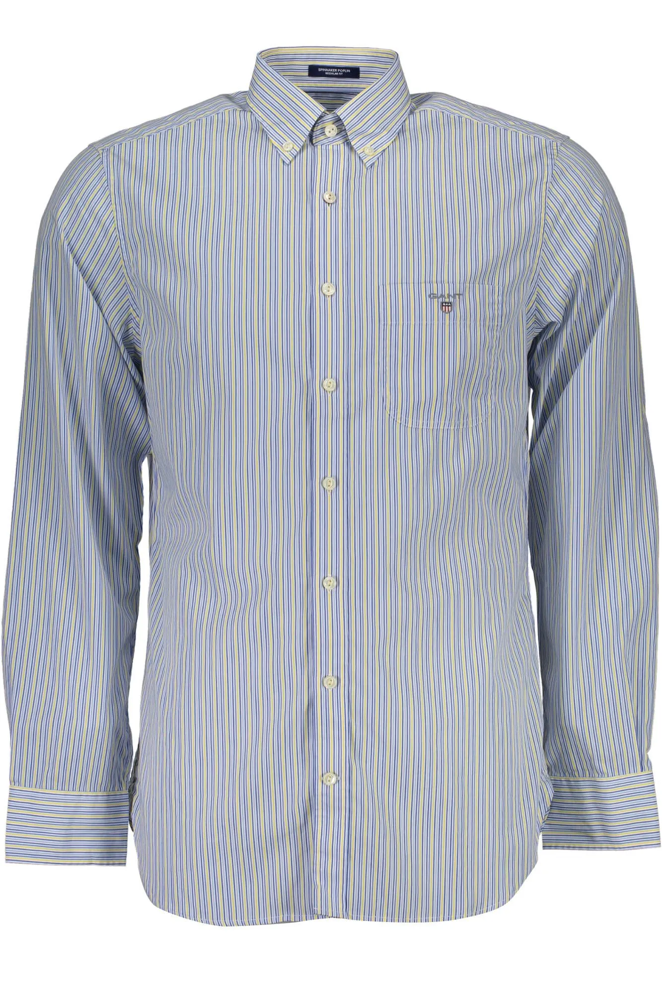 Gant Light Blue Cotton Men Shirt