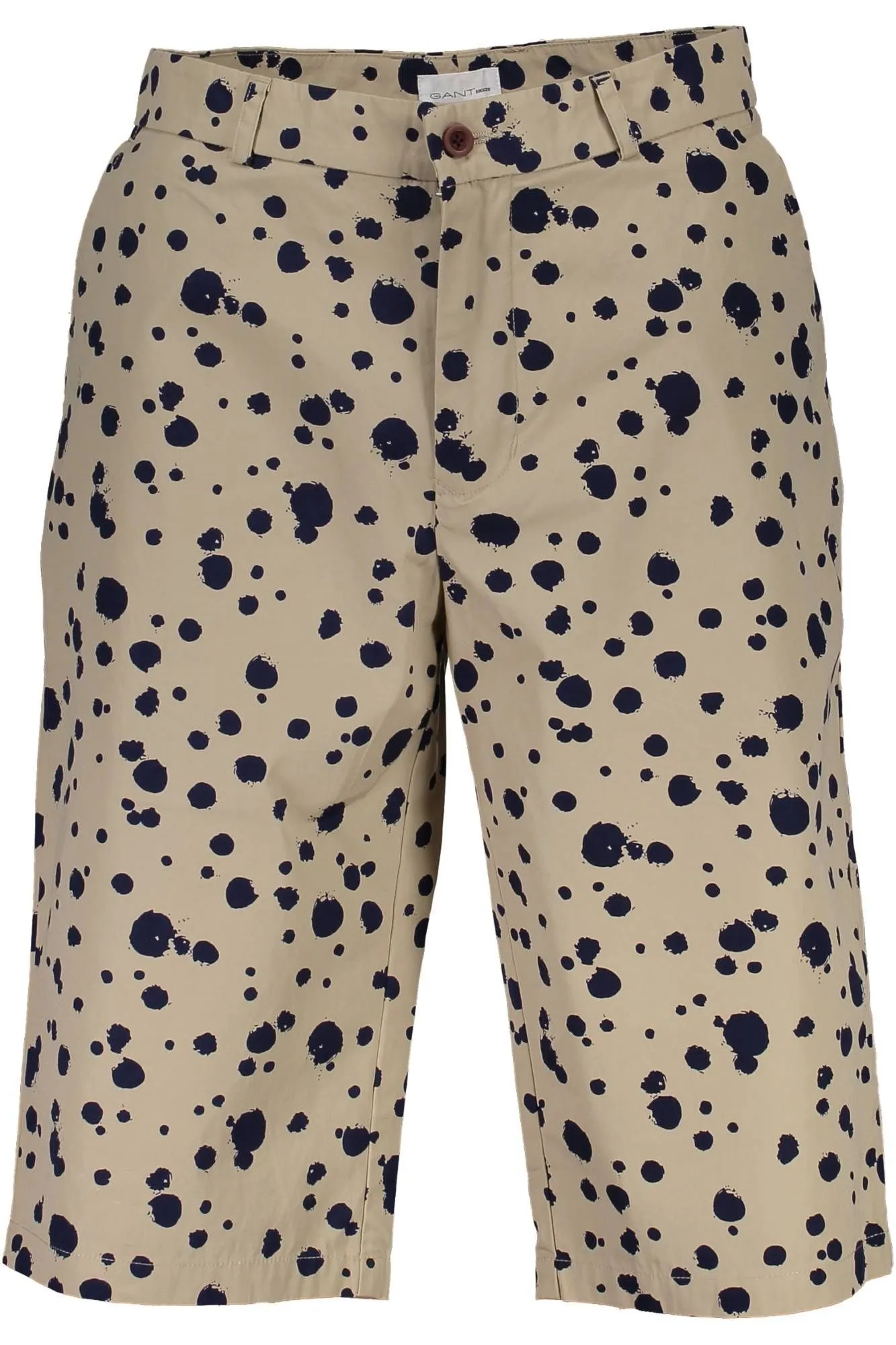 Gant Beige Cotton Men Bermuda Pant