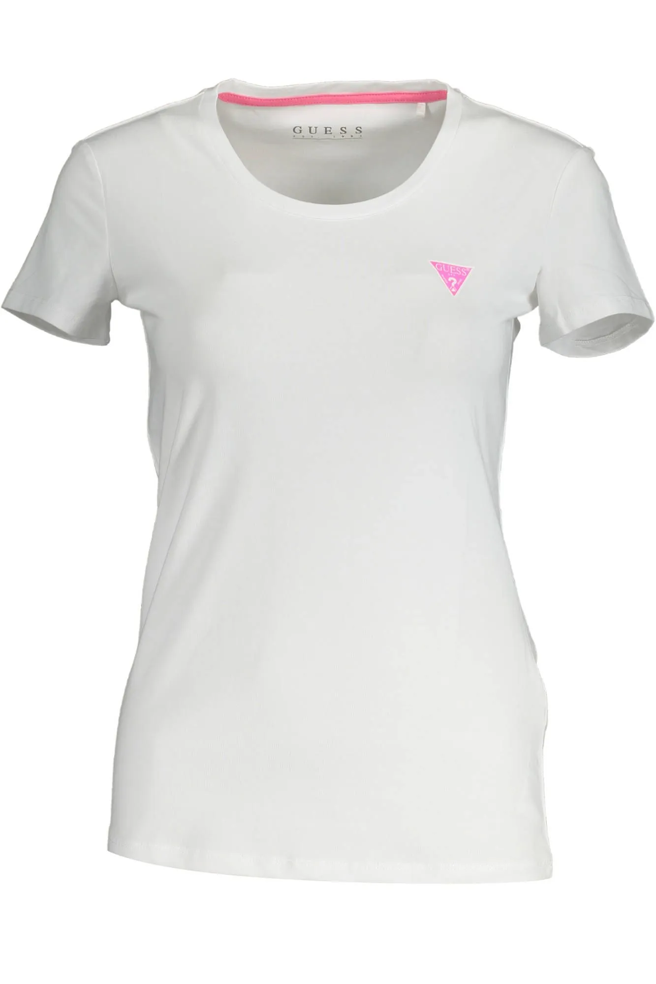 Guess Jeans White Cotton Women T-Shirt