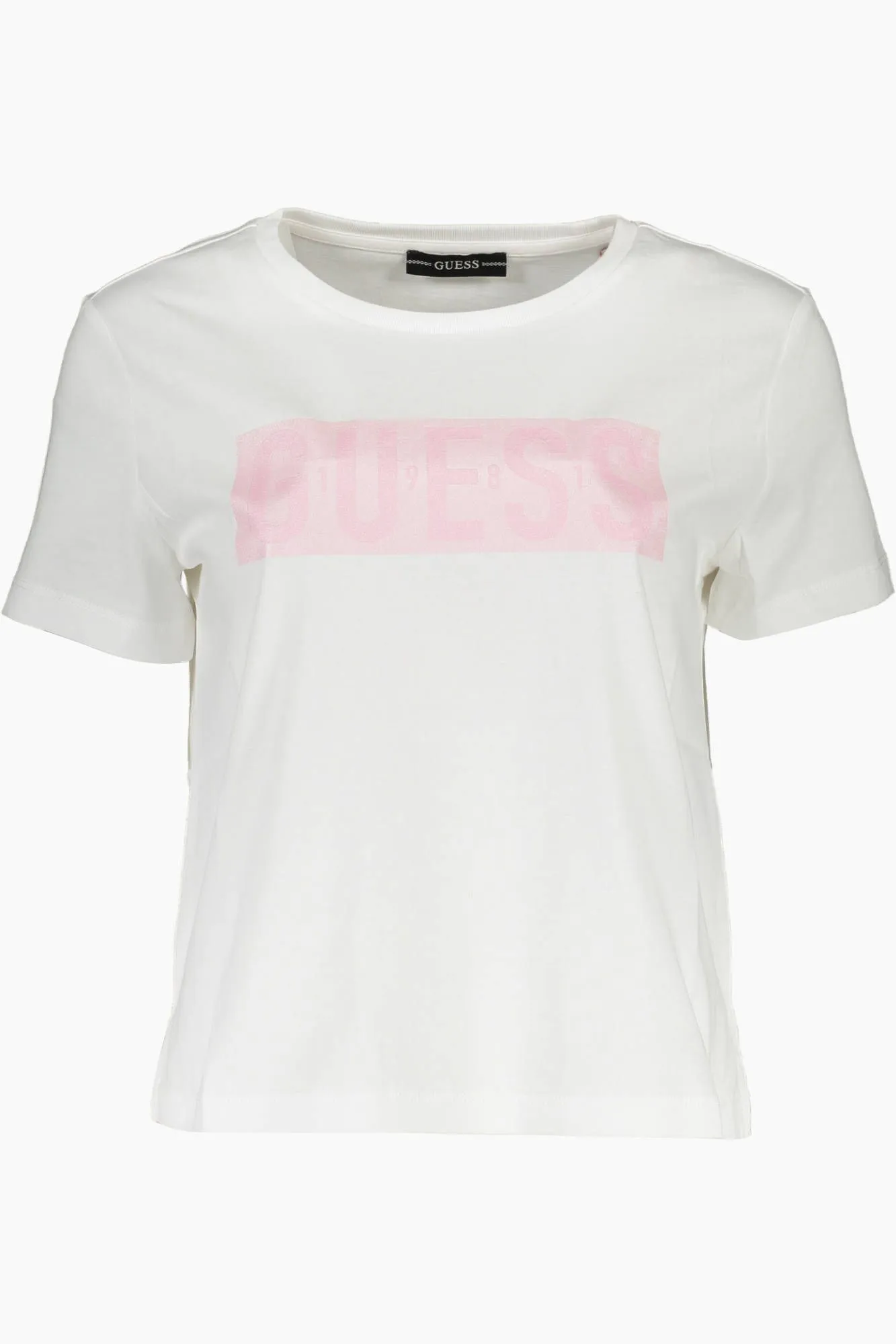 Guess Jeans White Cotton Women TShirt