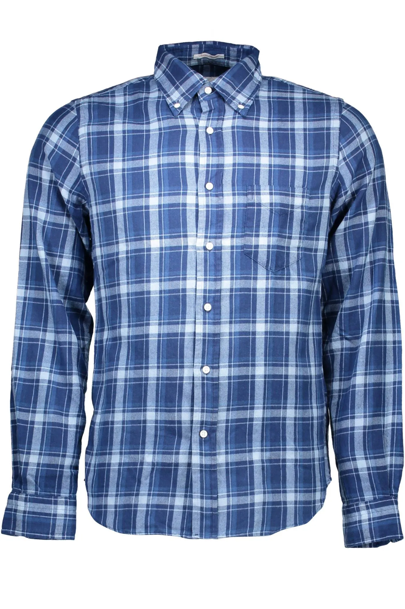 Gant Blue Cotton Men Shirt