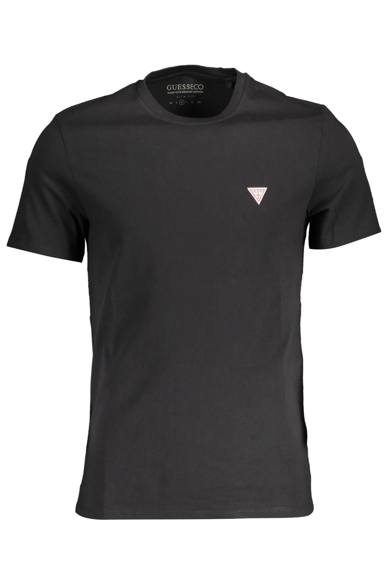 Guess Jeans Black Cotton Men T-Shirt