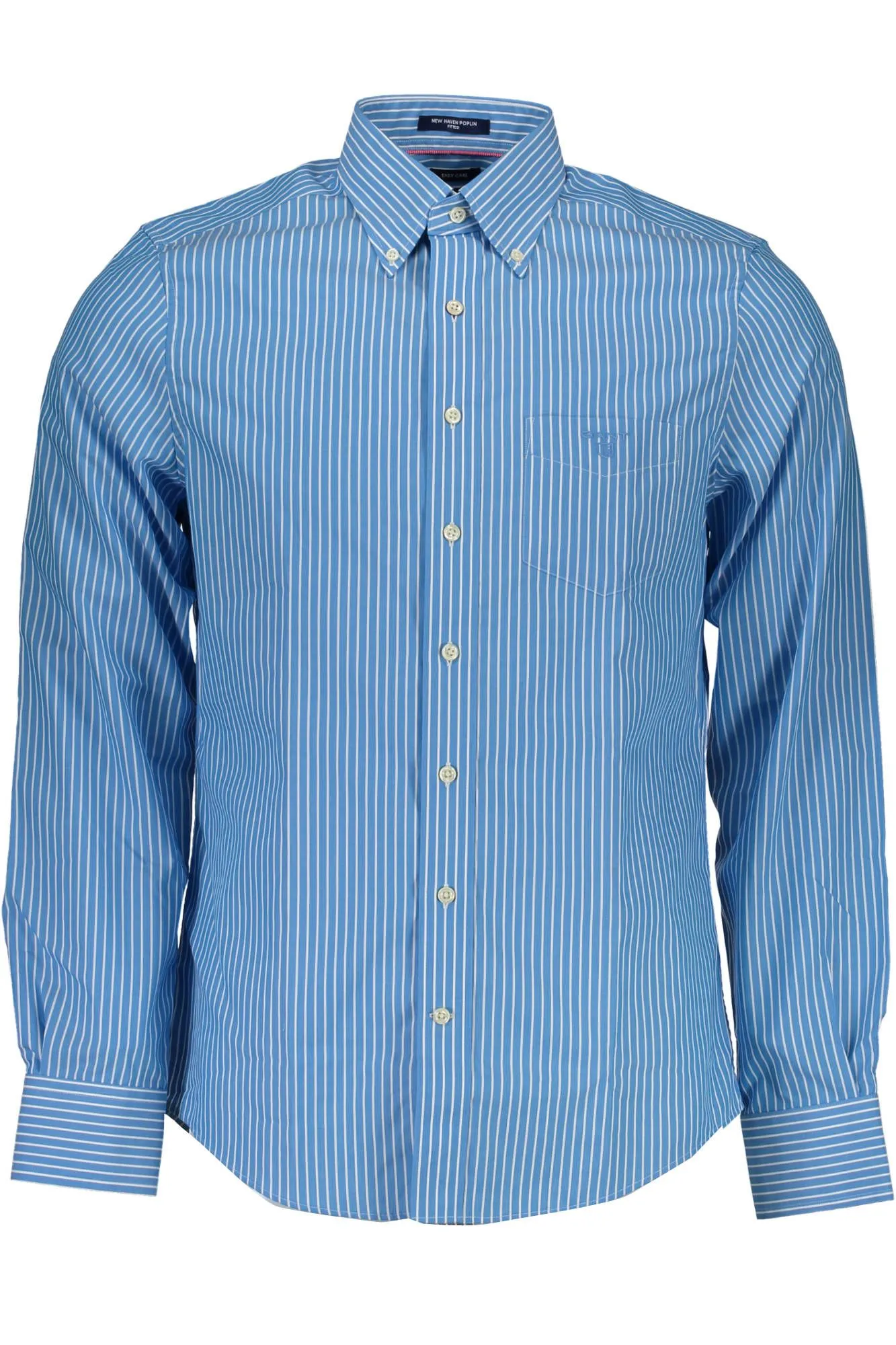 Gant Light Blue Cotton Men Shirt