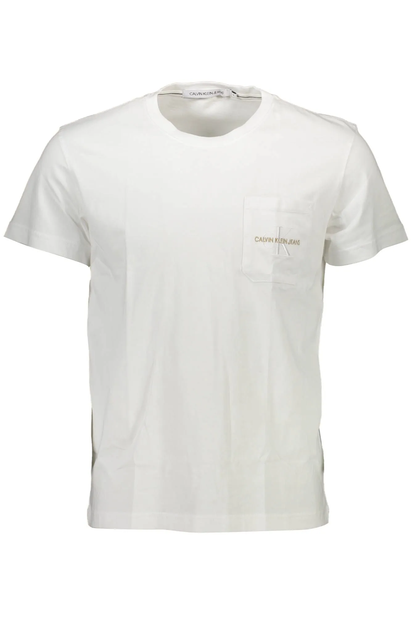 Calvin Klein White Cotton Men TShirt