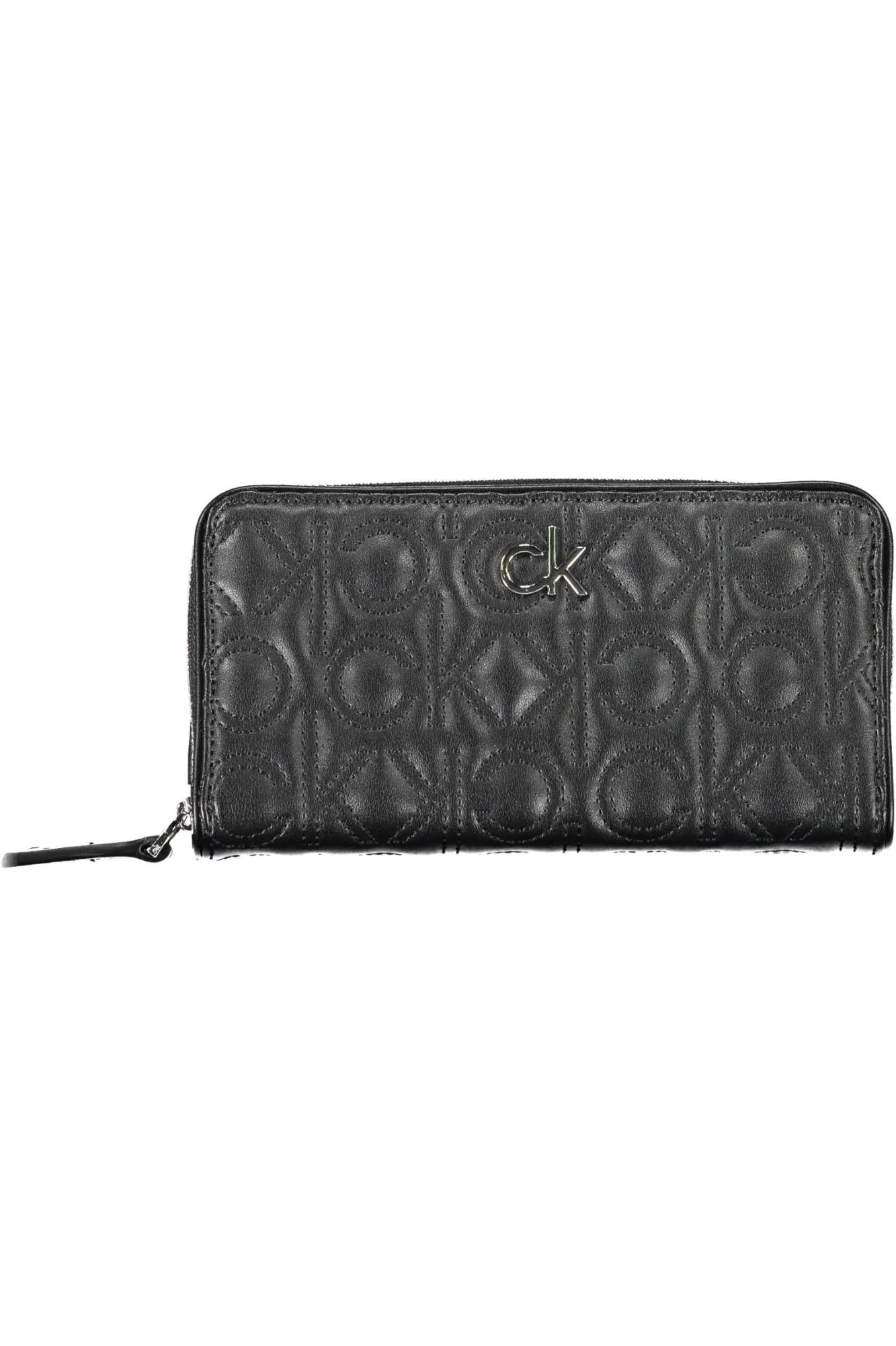 Calvin Klein Black Polyurethane Women Wallet