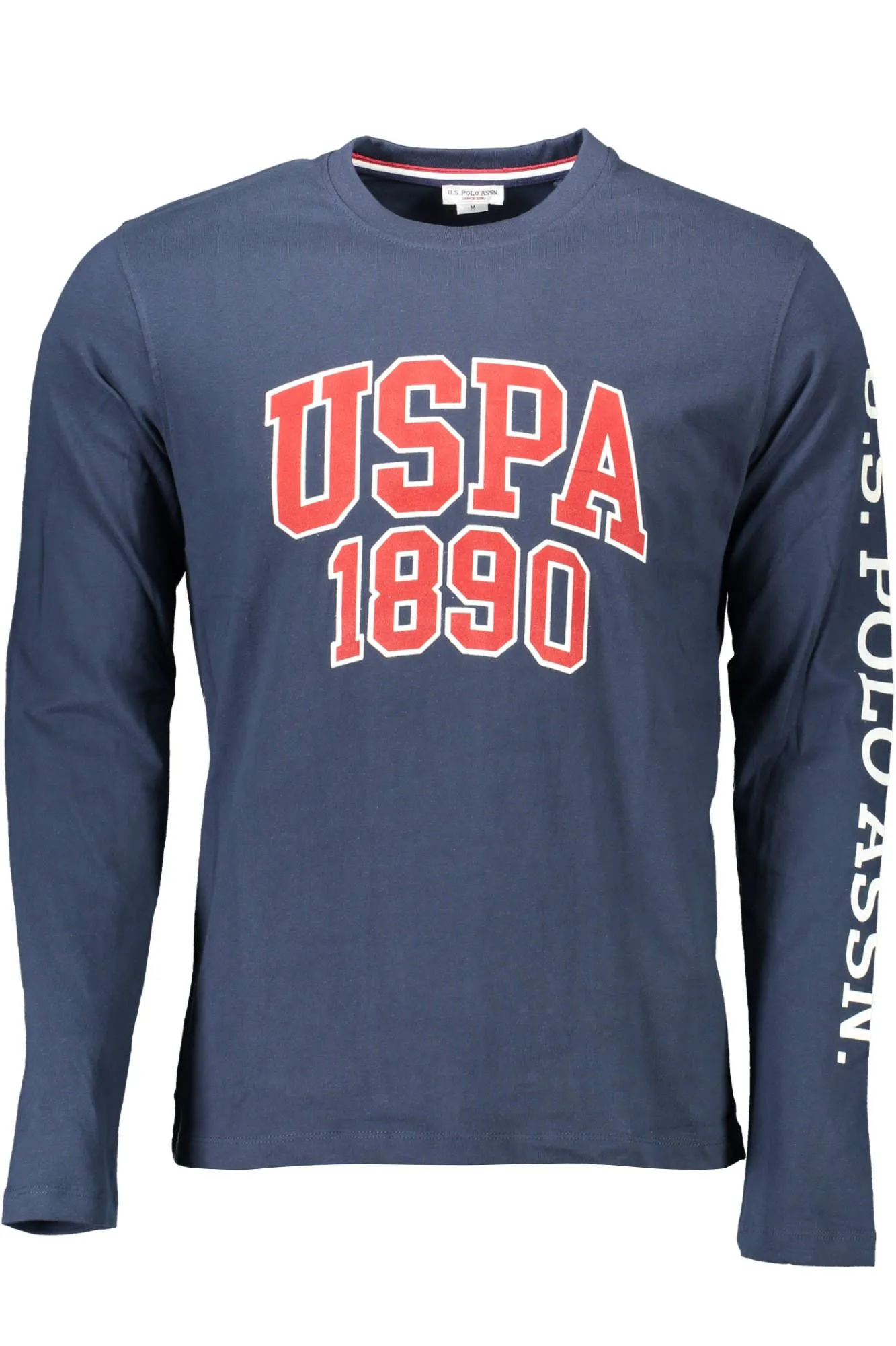 U.S. POLO ASSN. Blue Cotton Men T-Shirt
