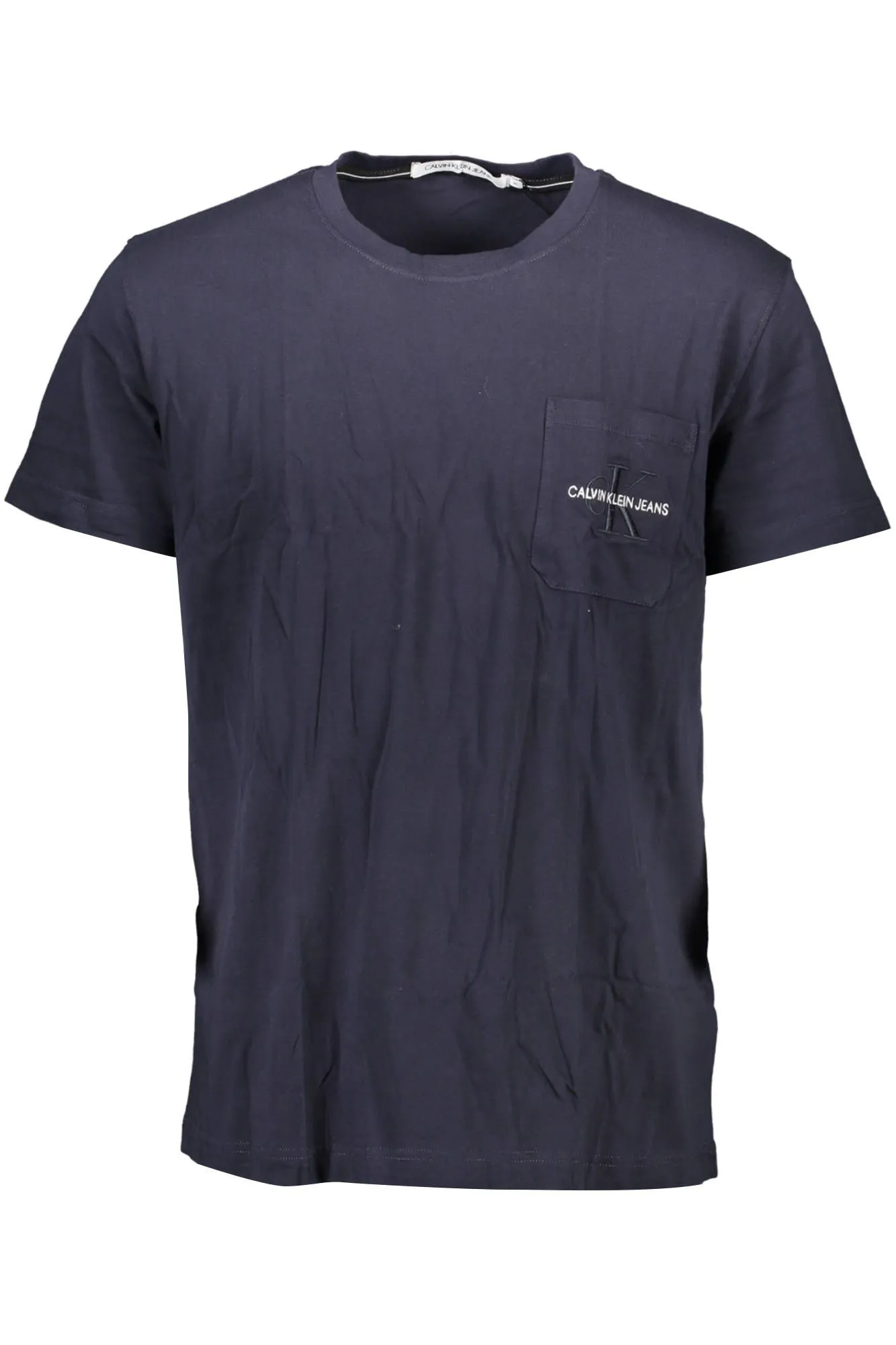Calvin Klein Blue Cotton Men T-Shirt