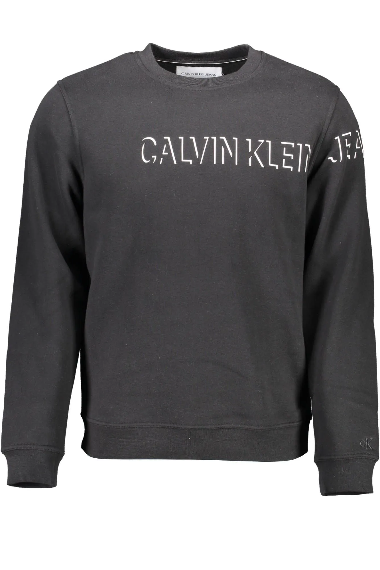 Calvin Klein Black Cotton Men Sweater
