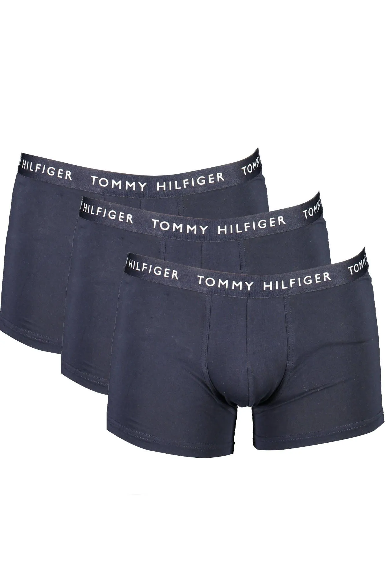 Tommy Hilfiger Black Cotton Men Trunk